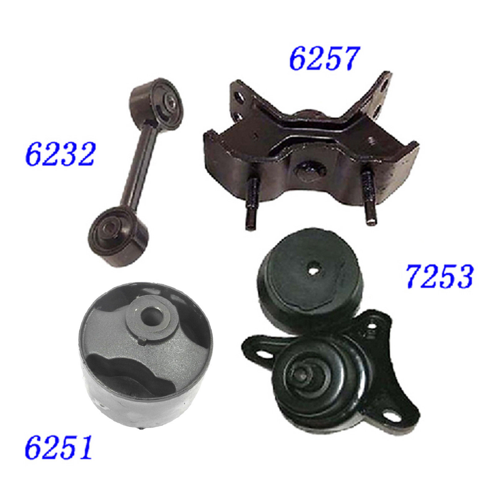 For 1992-1993 TOYOTA CAMRY Lexus ES300 M151 7253 6232 6257 Motor /& Trans Mount