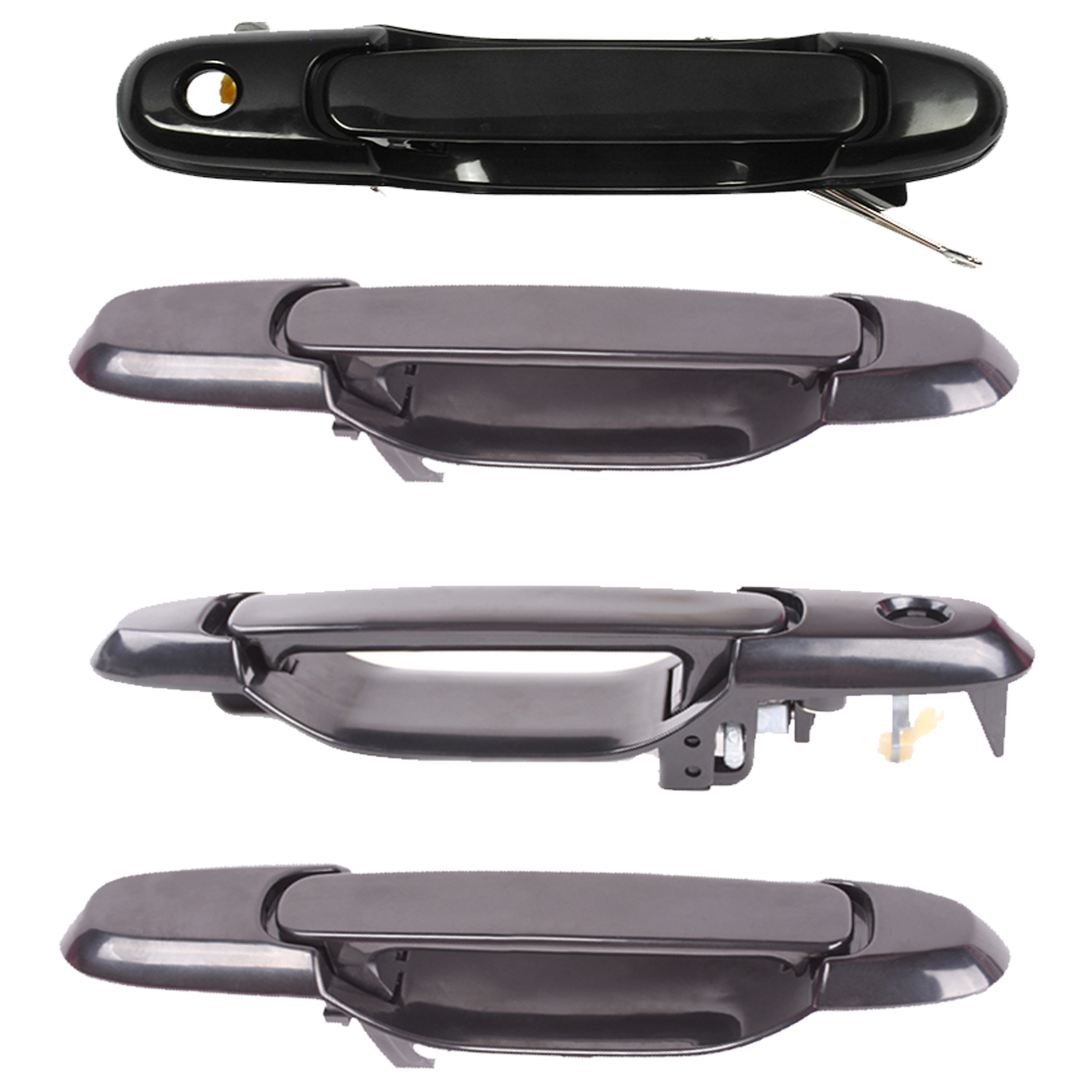 NoMoreBreaking For 98-03 Toyota Sienna 4pcs Outside Door Handle Non Painted DS71