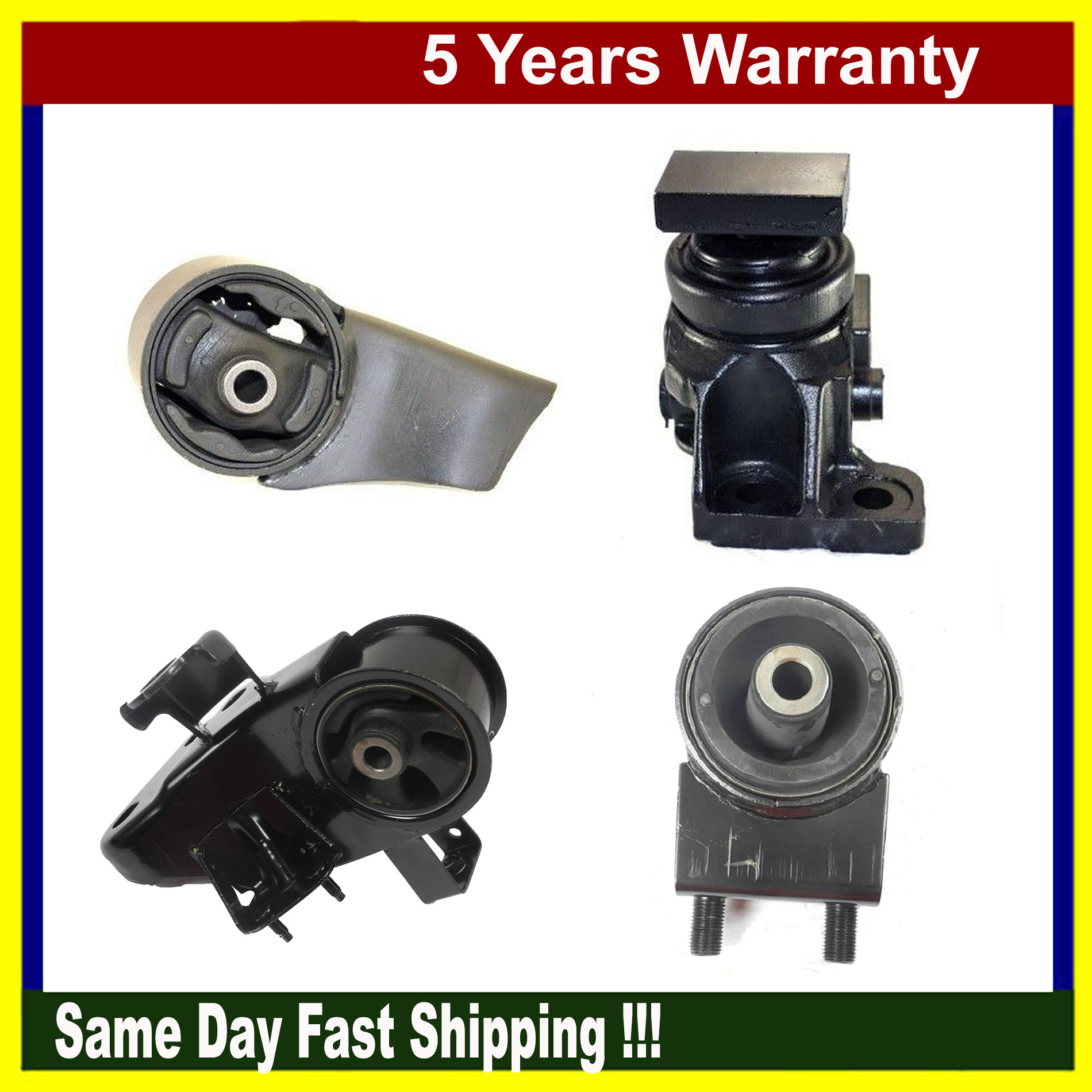 1994-1997 for Mazda 626 2.0L for Auto. Engine Motor Mount Set 3PCS
