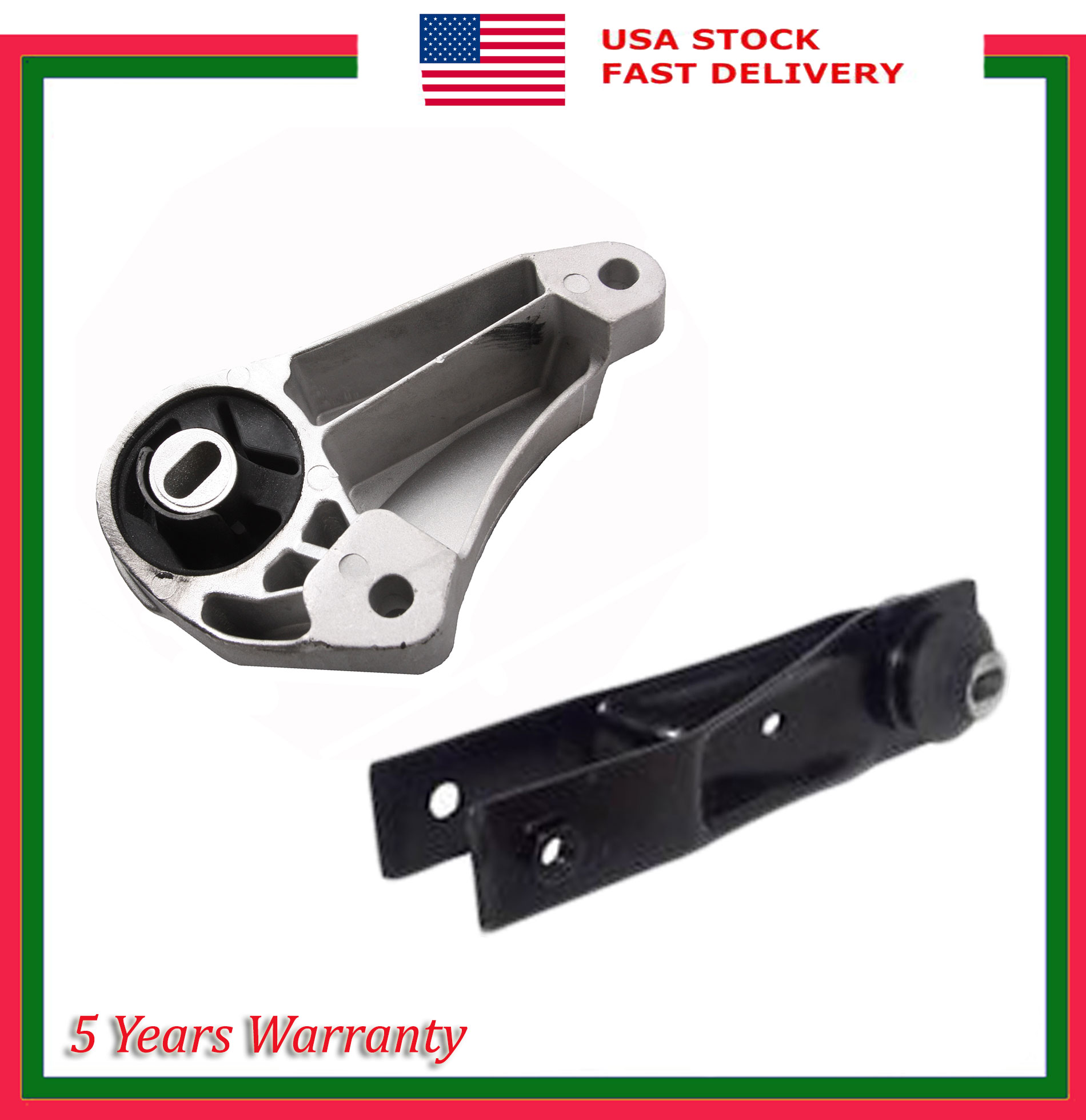 Set 2pcs Engine Motor Mount For Buick Enclave GMC Acadia Saturn Outlook