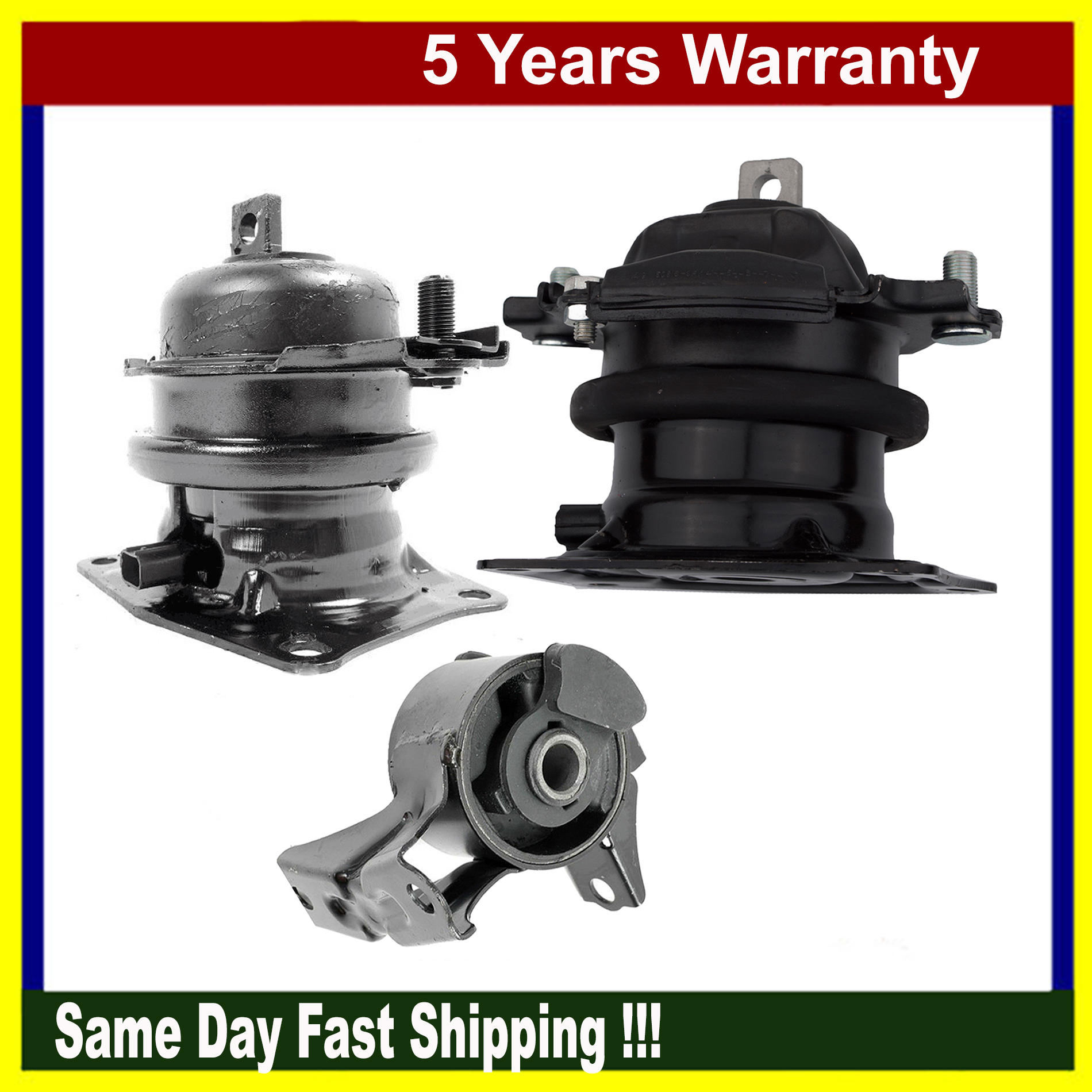 For 2005-2007 Honda Odyssey 3.5L 4583EL 65026EL 2PCS Engine Motor Mount i-VTEC For 2005-2007 Honda Odyssey 3.5L 4583EL 65026EL 2PCS Engine Motor Mount i-VTEC