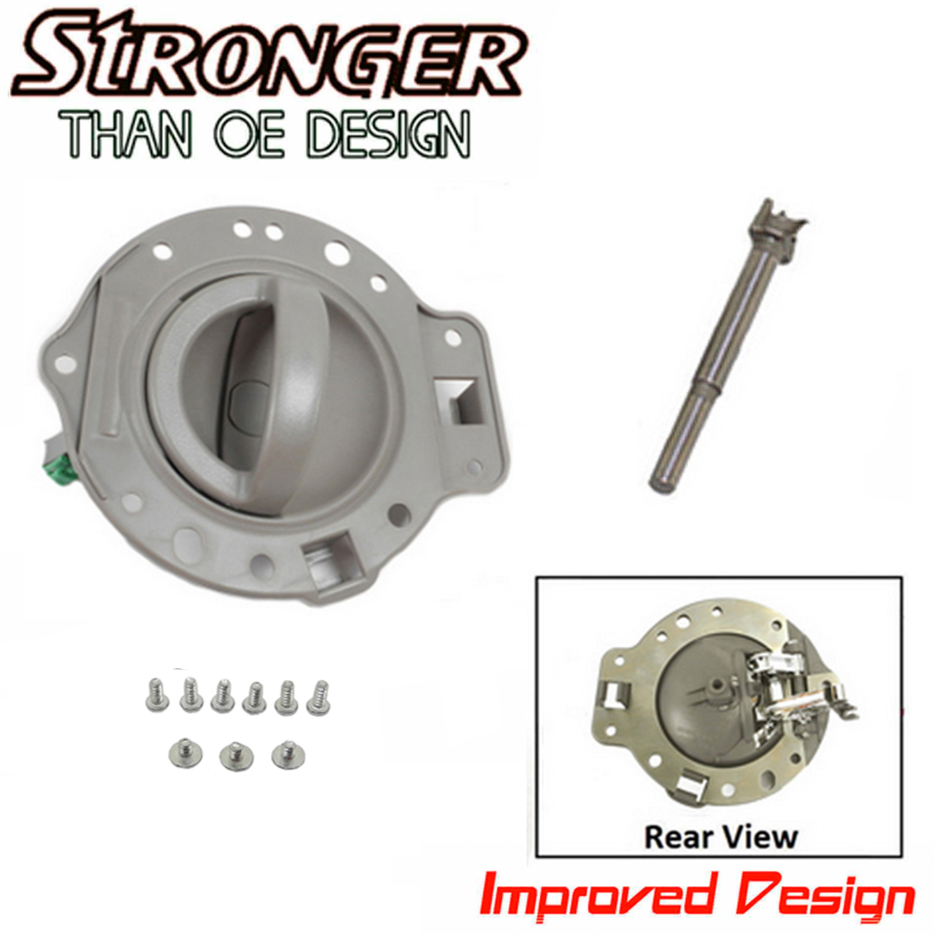 For 20062010 JEEP COMMANDER GRAY FRONT LEFT INSIDE DOOR HANDLE