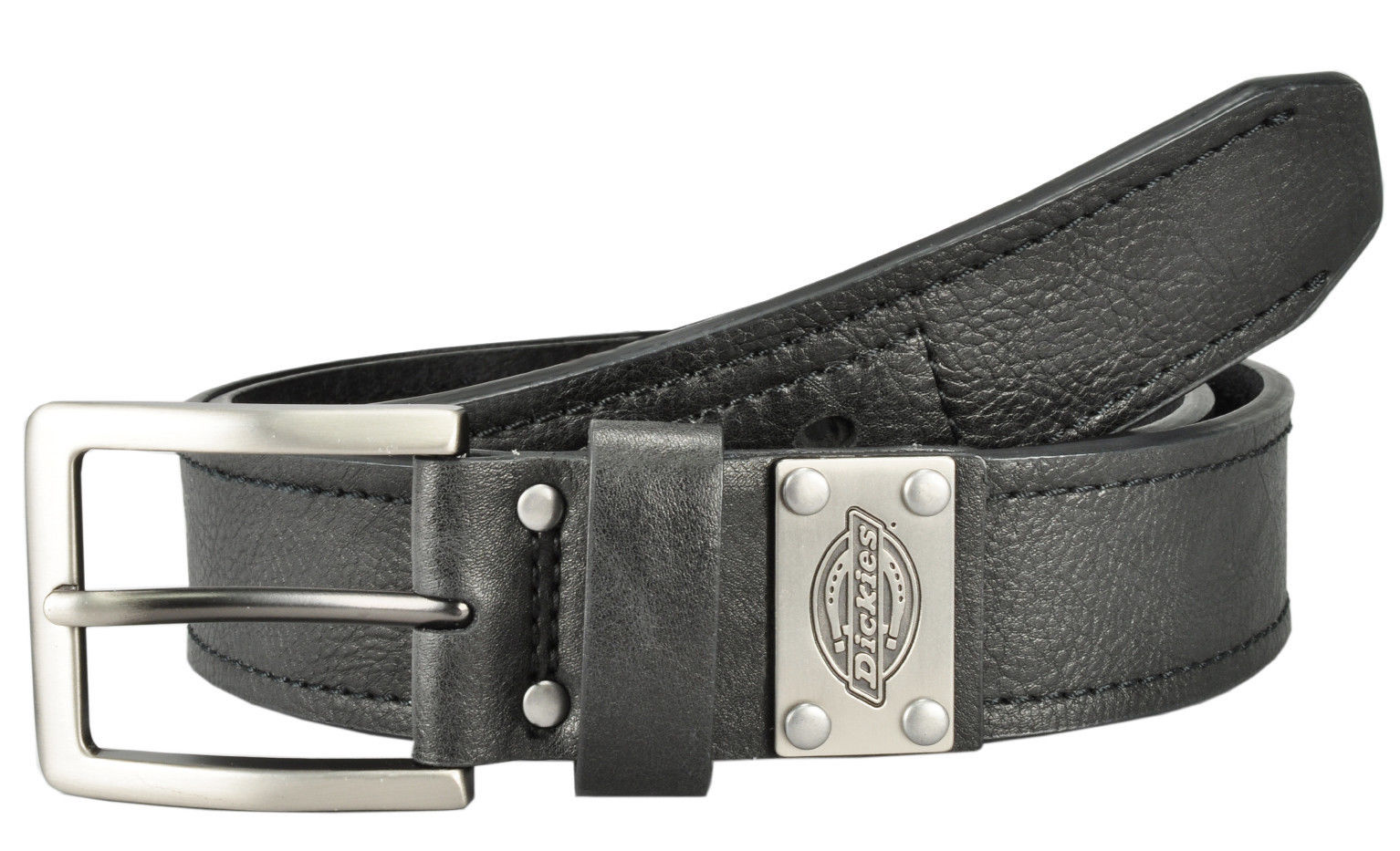 Dickies Industrial Strength Black Leather Work Belt SZ 32 44 NWT