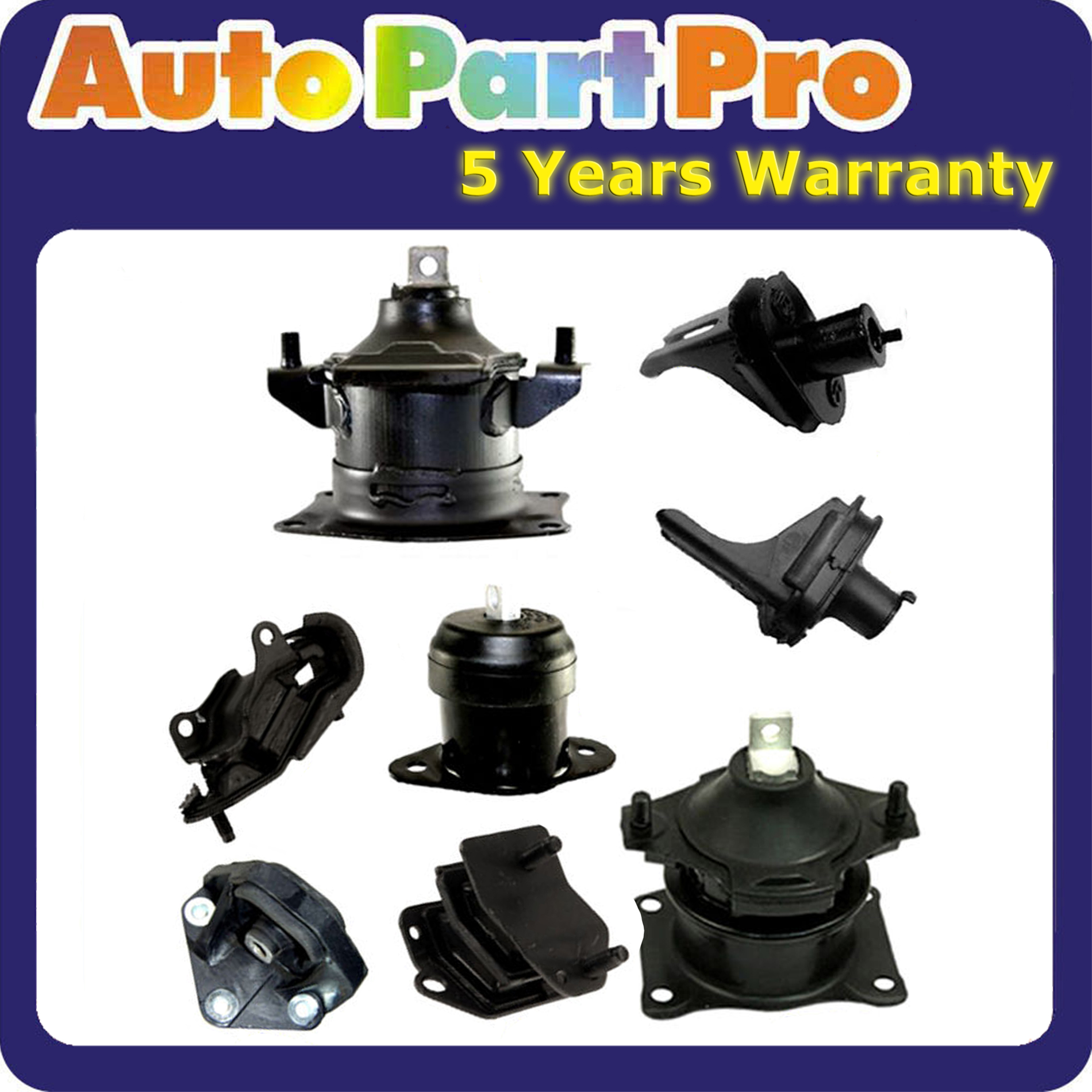 Engine Motor /& Trans Mount Full Kit Set M1073 For 04-06 Acura TL 3.2L Auto