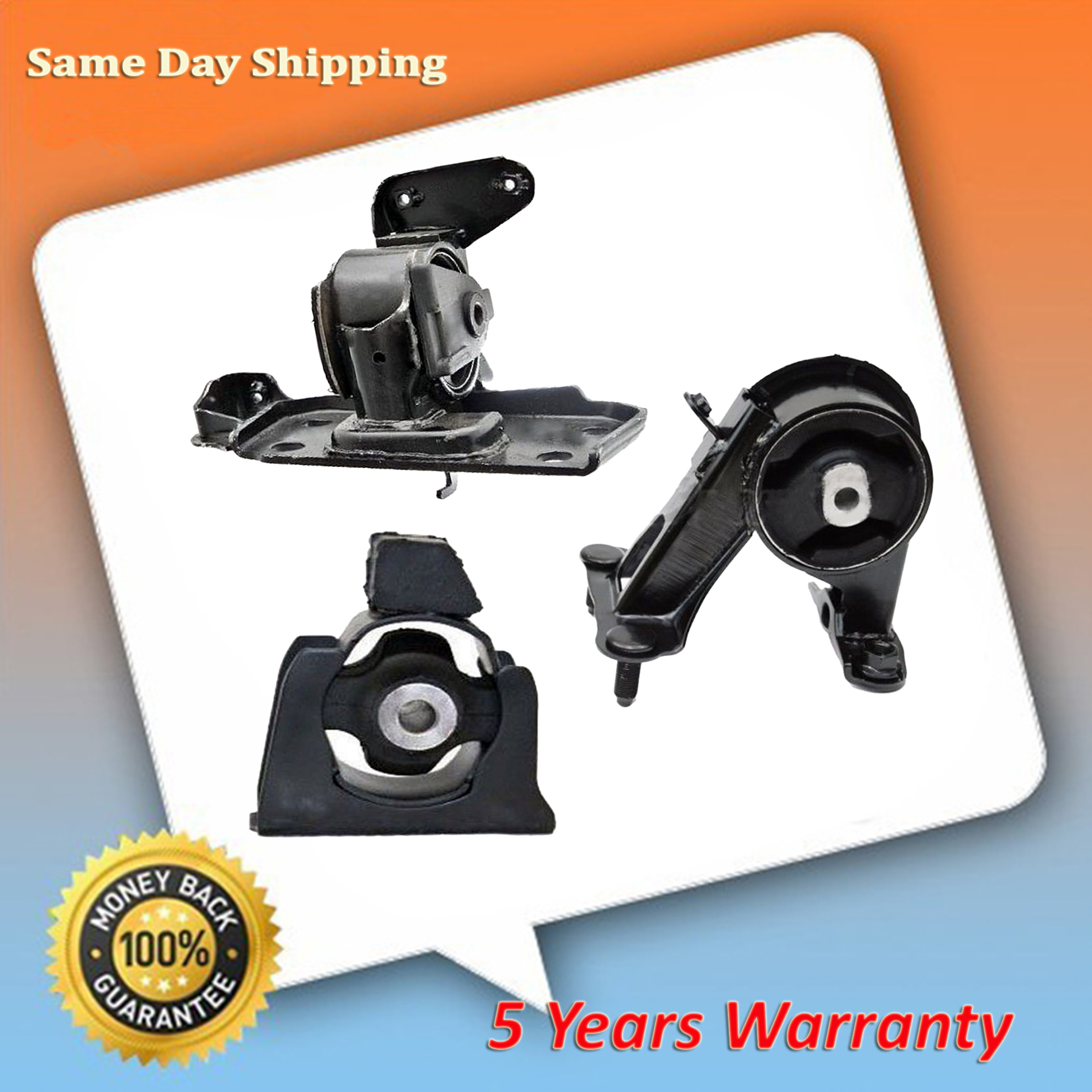 For 2009-2012 RAV4 2.5L 2WD Motor /& Trans Mount Set 3PCS 62050 62038 62064 M1251