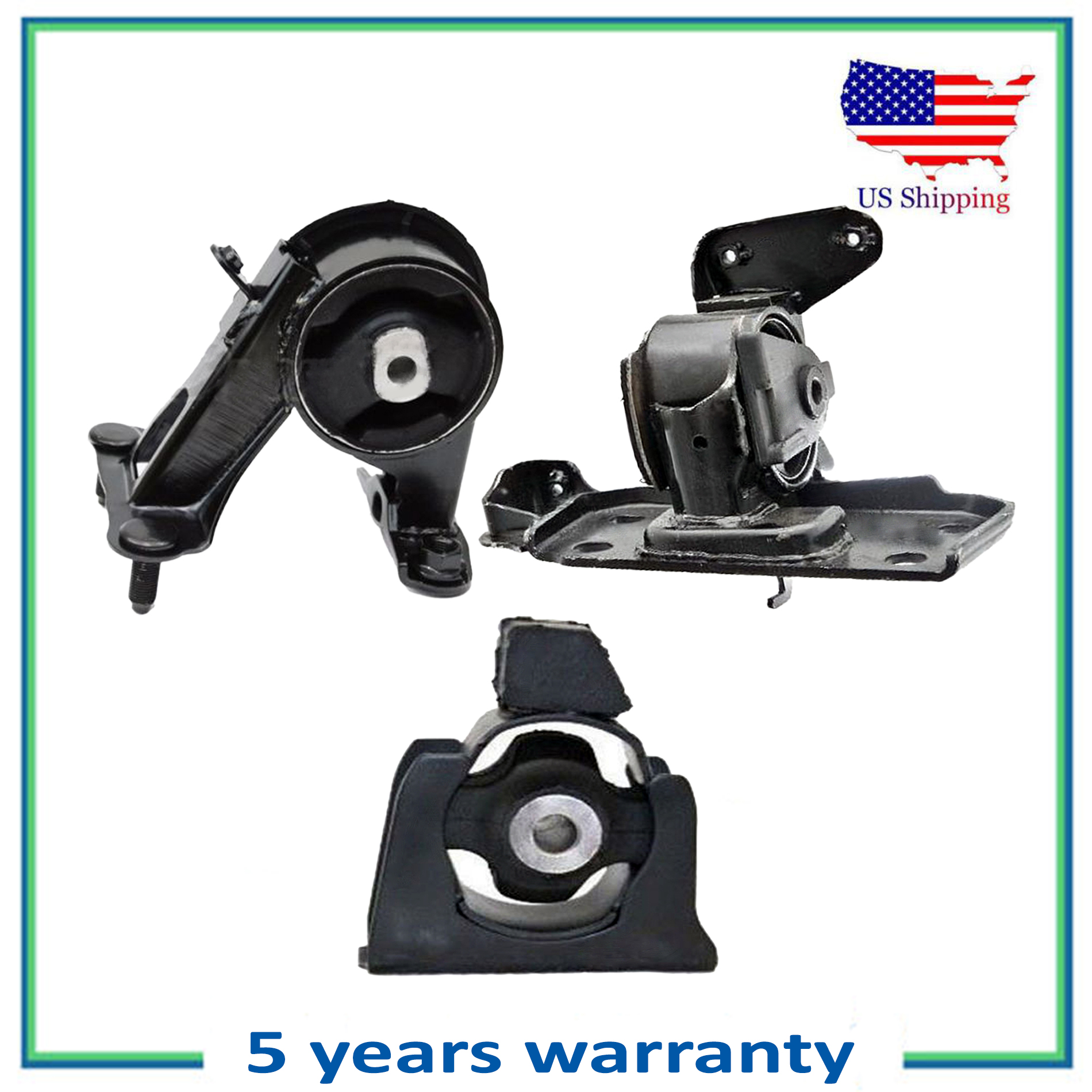 4 PCS Motor /& Trans Mount For 2009-2012 Toyota RAV4 2.5L 2WD