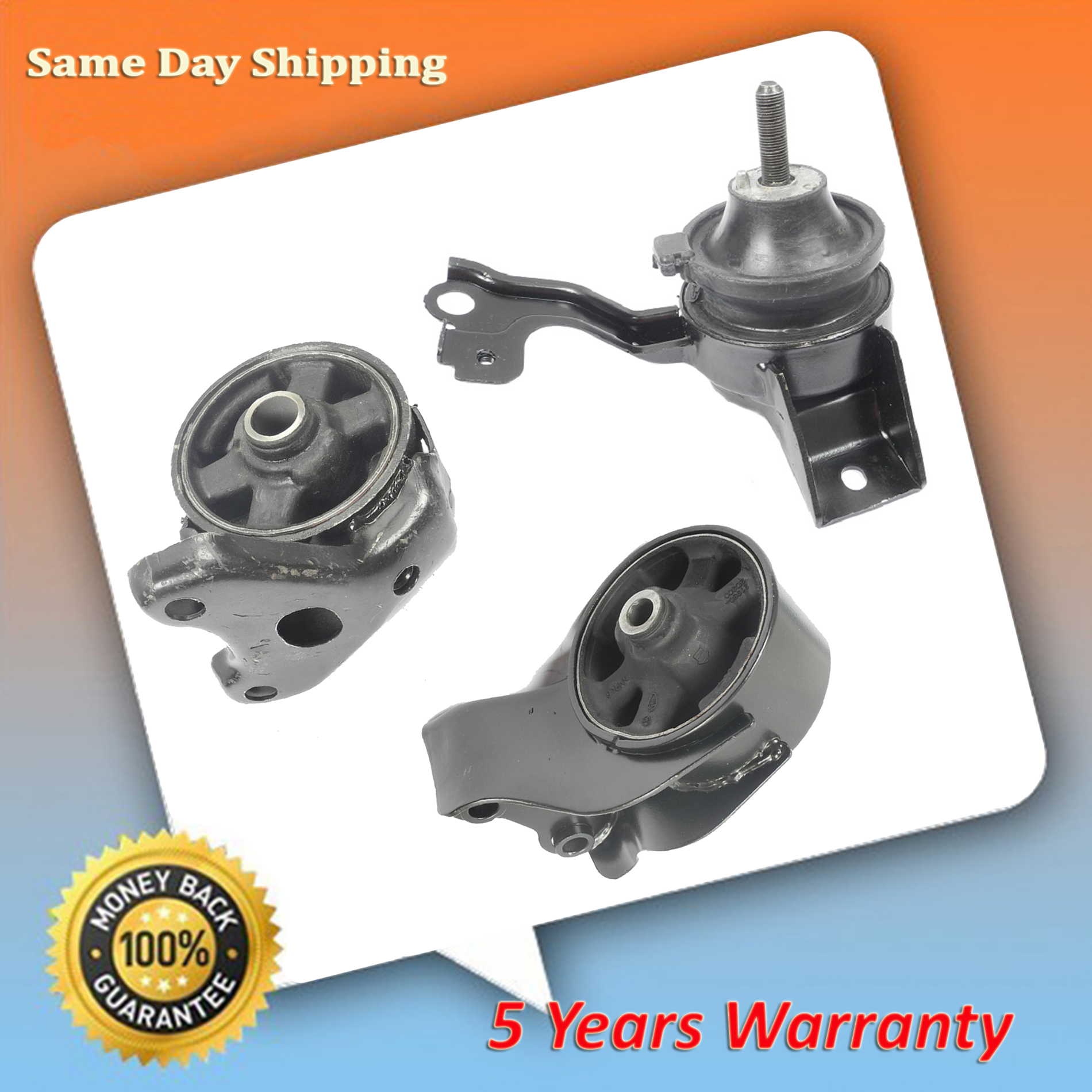 New For 03-05 Hyundai Tiburon 2.0L 7118 7128 7116 M156 Motor Mount Set 3