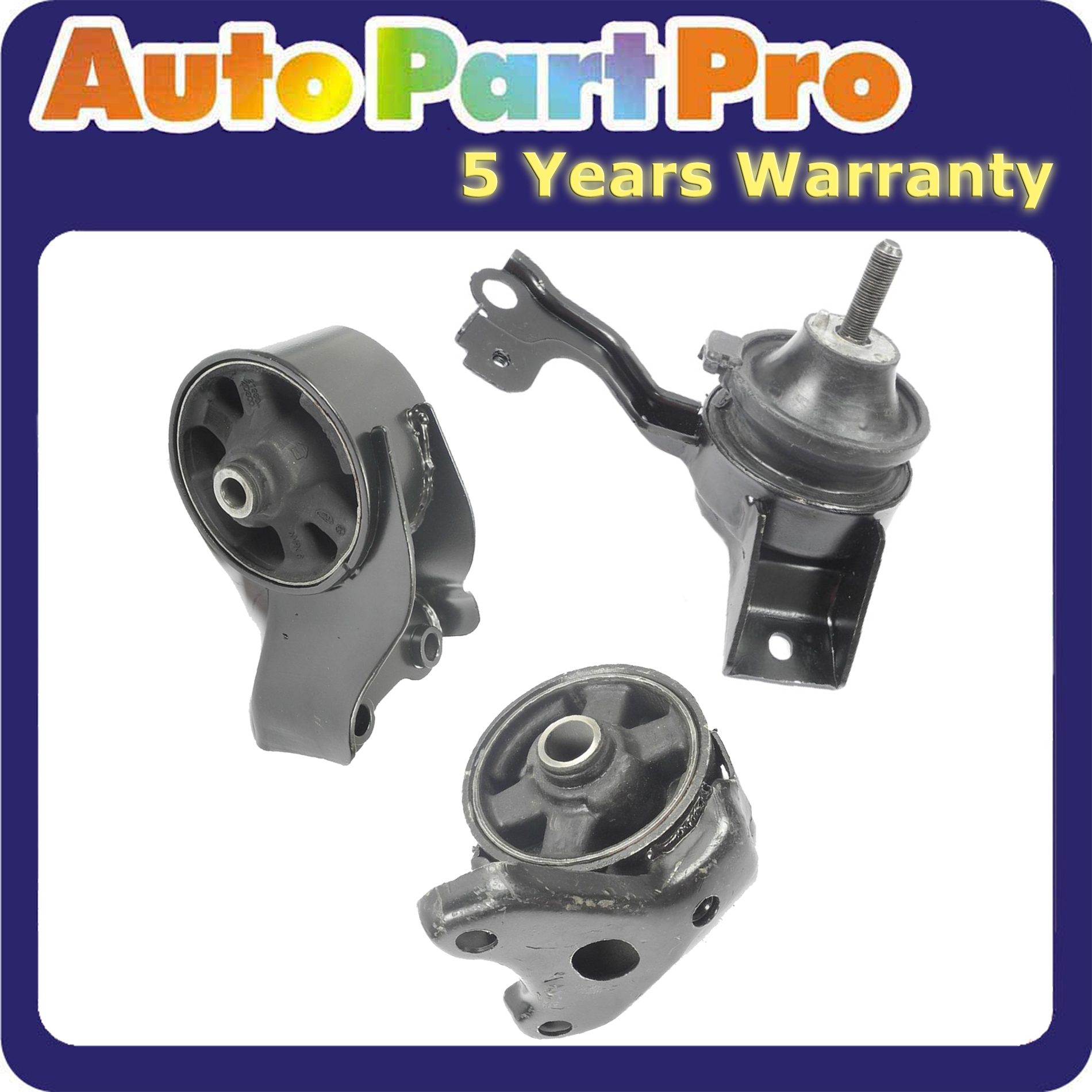New For 03-05 Hyundai Tiburon 2.0L 7118 7128 7116 M156 Motor Mount Set 3