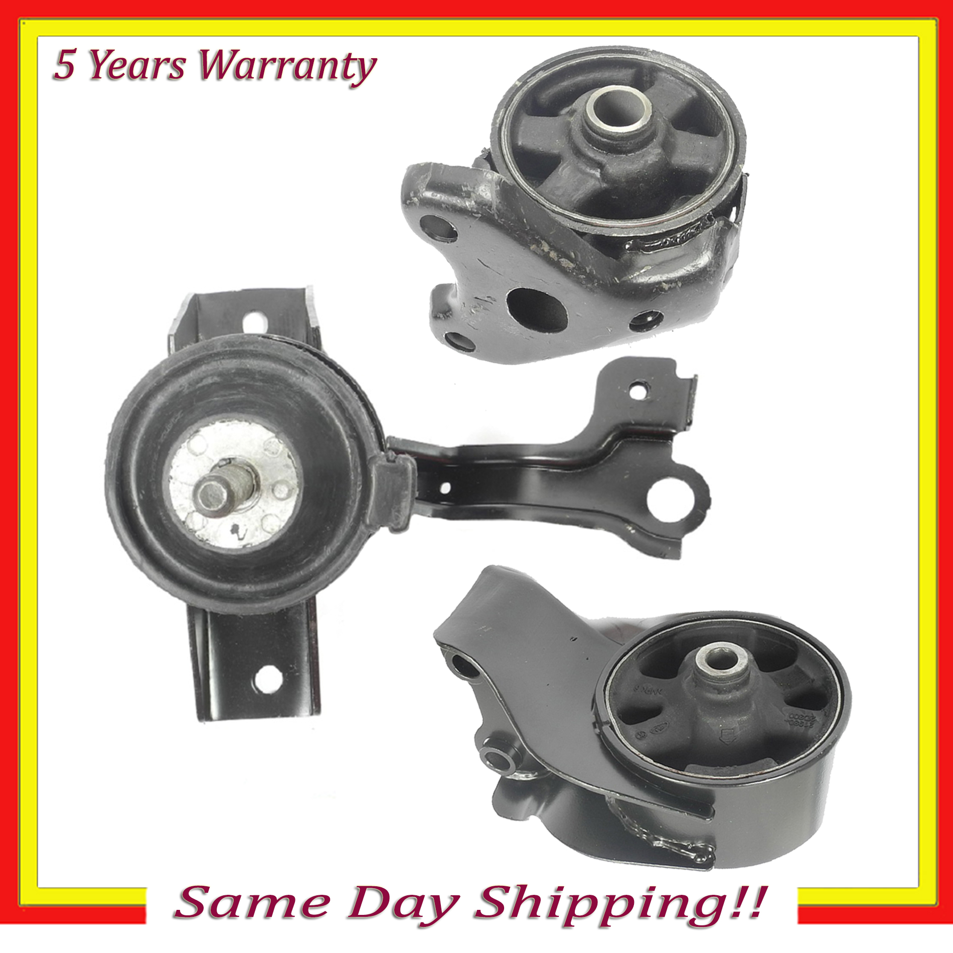 New For 03-05 Hyundai Tiburon 2.0L 7118 7128 7116 M156 Motor Mount Set 3