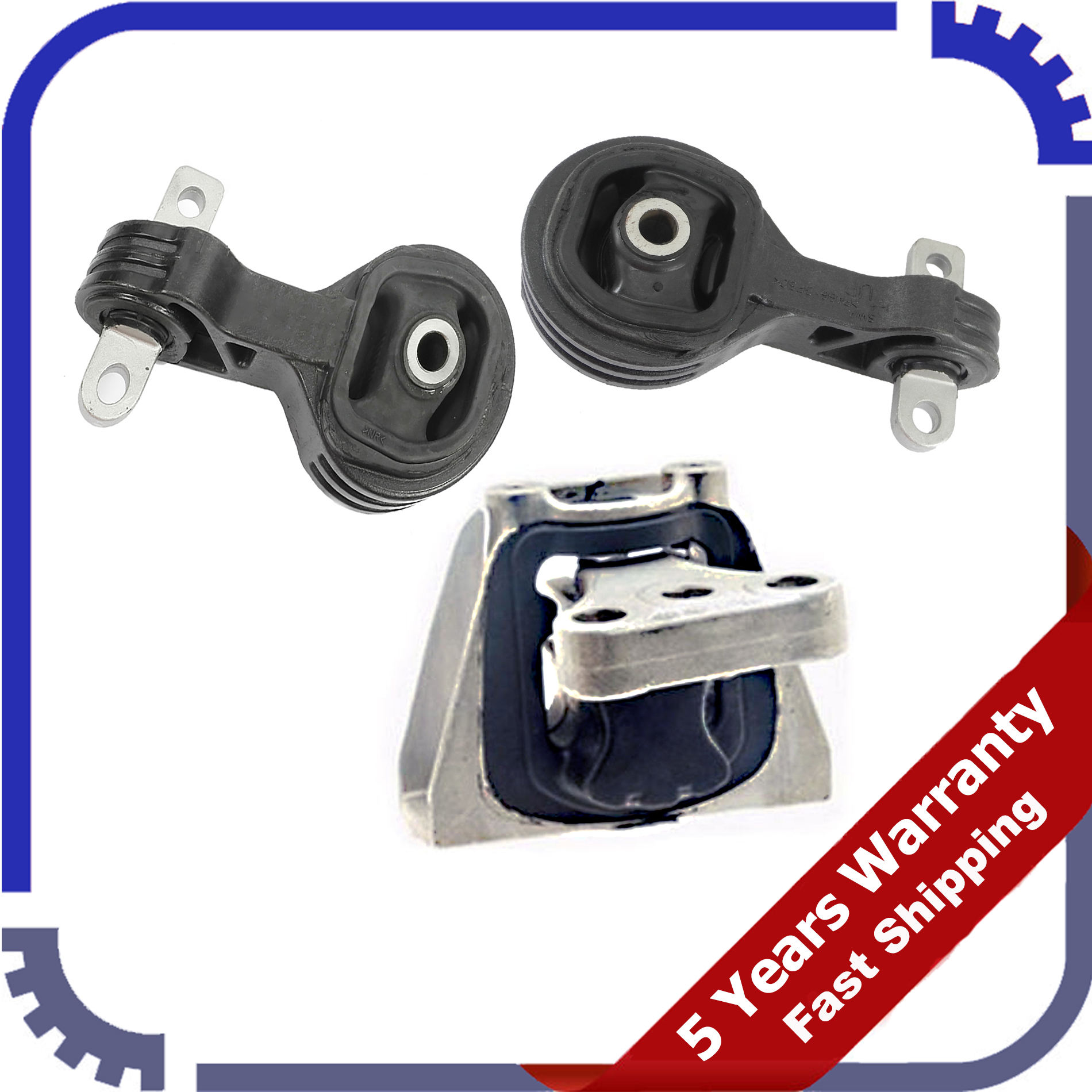 Torque Strut & Transmission Mount 3PCS For 20072011 Honda CRV 2.4L