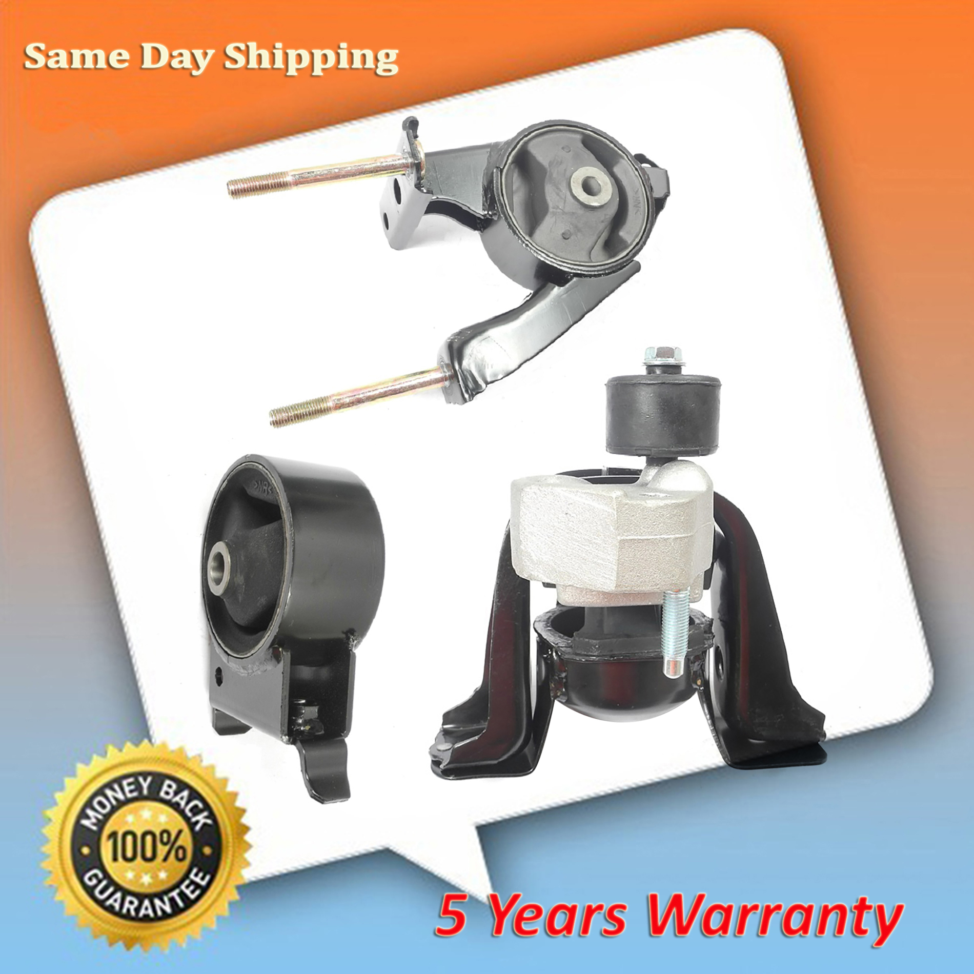 Engine Motor /& Trans Mount M348 Set For 00-05 Toyota Echo Manual 7260 7228 7288