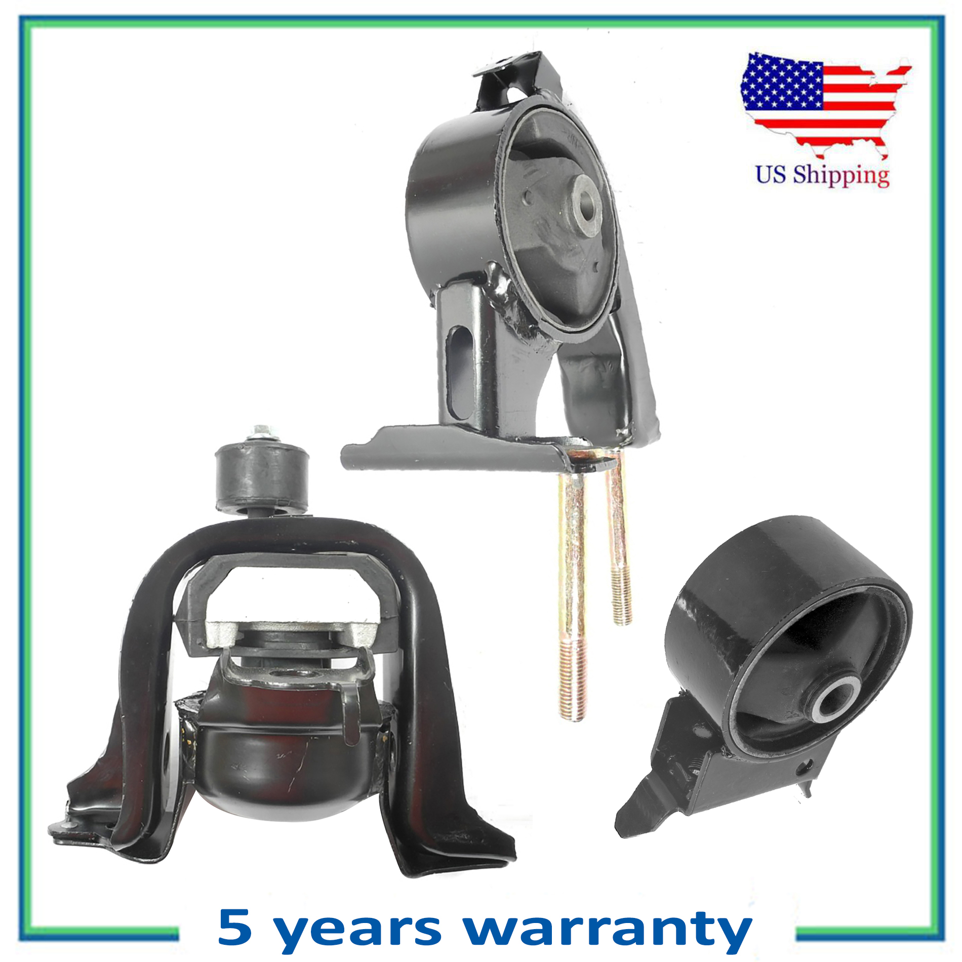 3PCS MOTOR MOUNT FOR 2000-2005 TOYOTA ECHO FAST SHIPPING