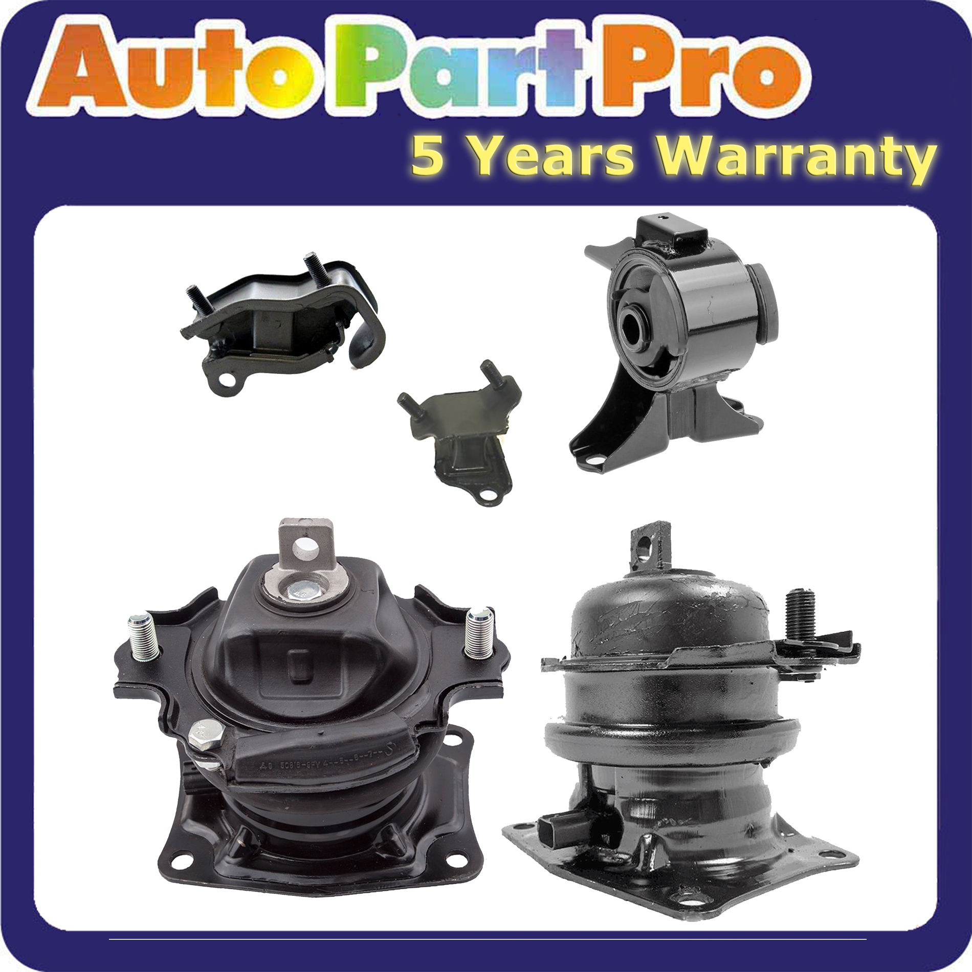 Engine Motor /& Trans Mount Set 5 For 2005-2006 Honda Odyssey 3.5L i-VTEC M420