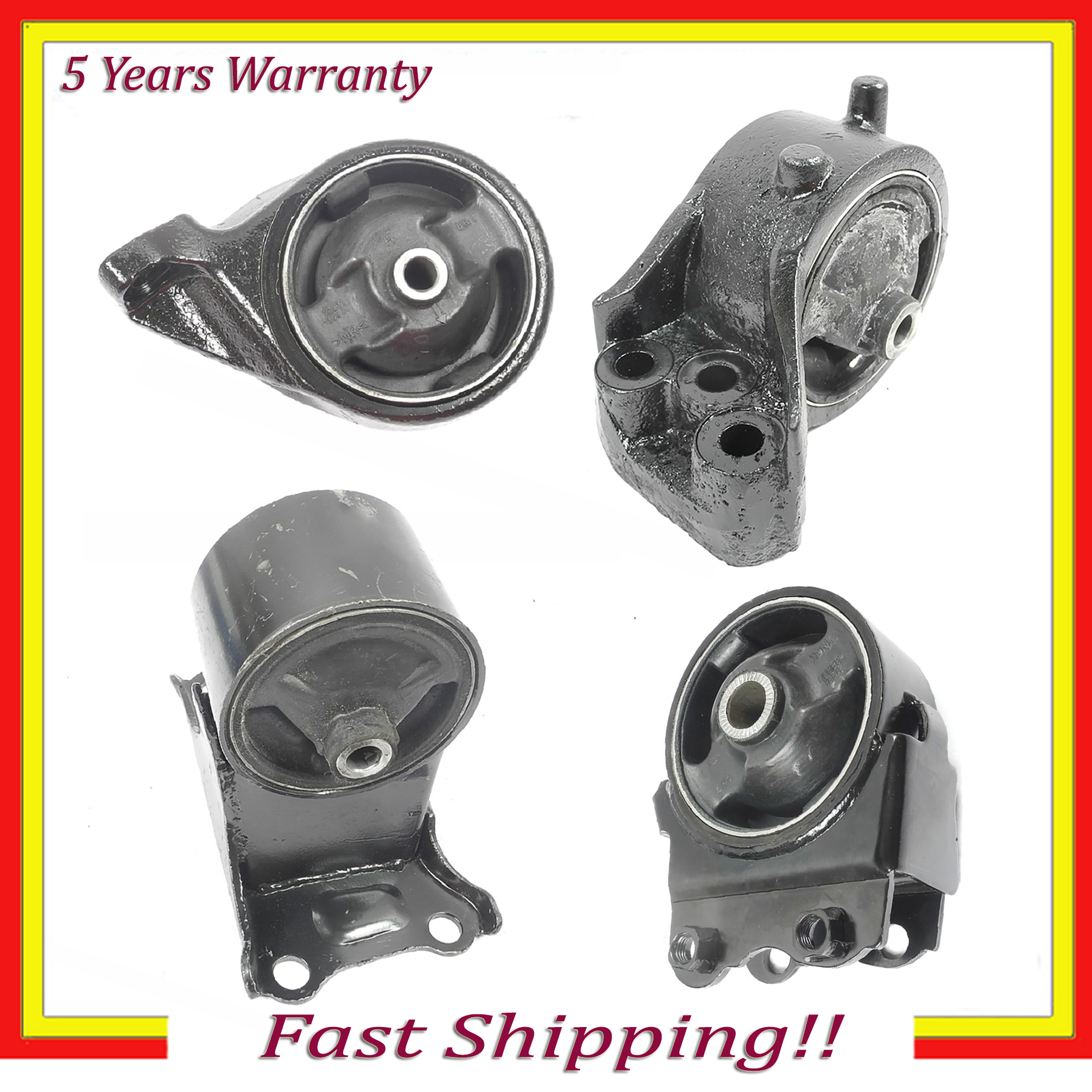 Motor Mount /& Auto Trans Mount 3PCS Kit for 02-05 Hyundai Sonata 2.4L//2.7L