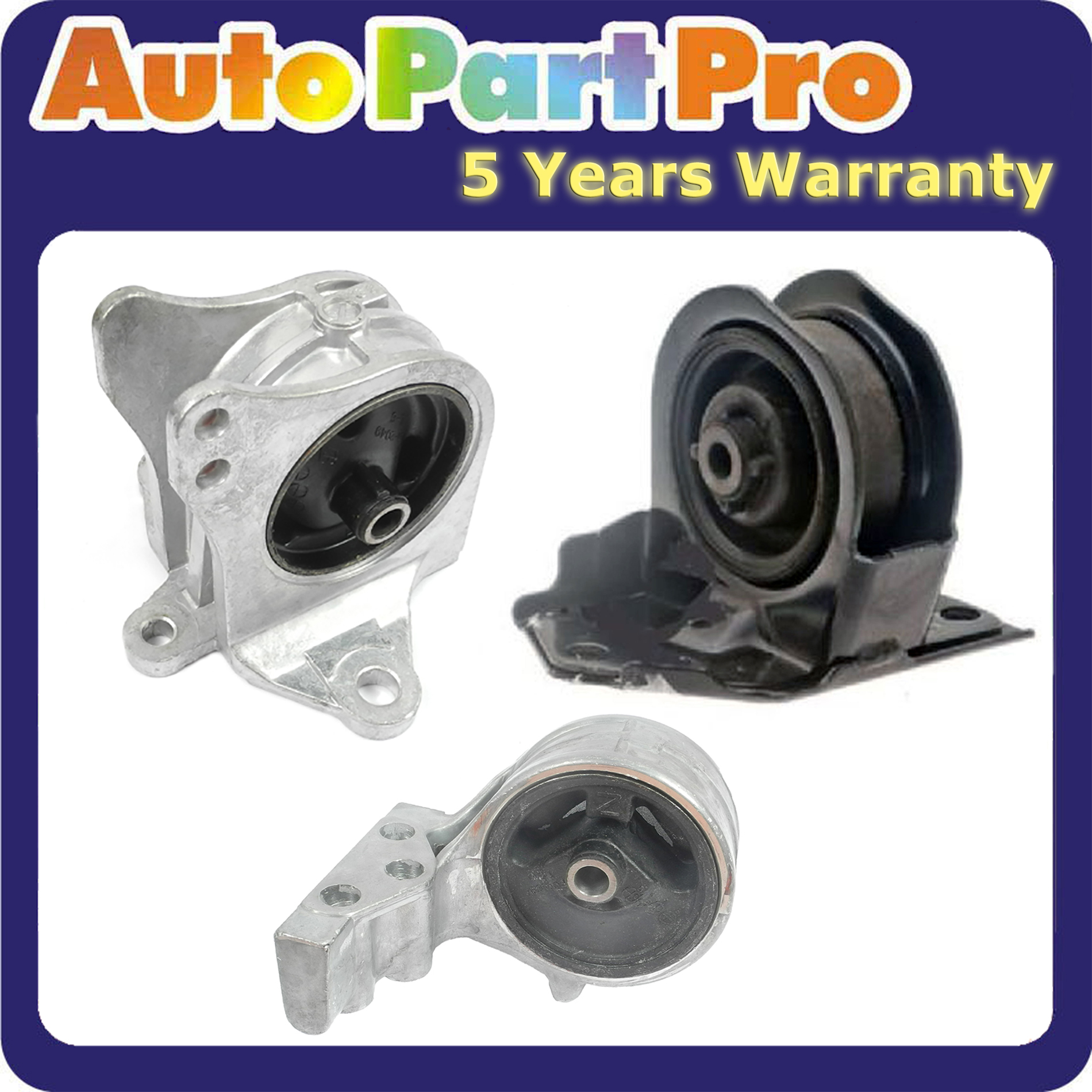 For Eagle Mitsubishi Manual Engine Motor Mount Set 4 M835 6657 6673 6672 4604