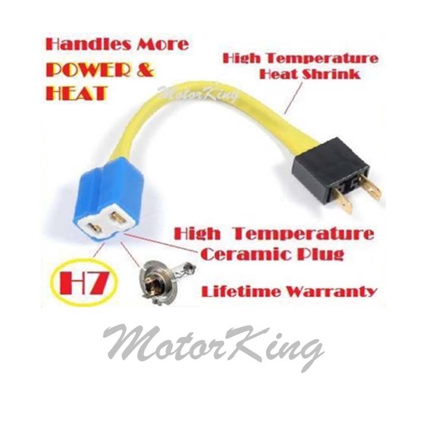 VOLVO V40 97/> H7 Headlamp 12v H7 2 Pin Bulb Holder Headlight Wiring Loom