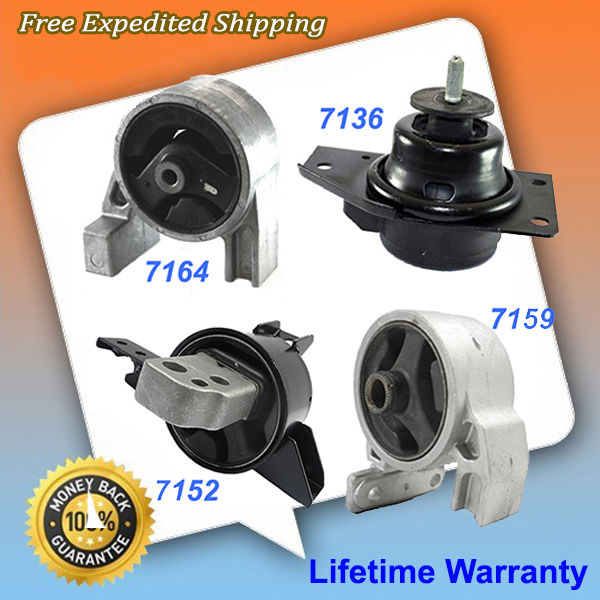 For Hyundai Accent Kia Rio Rio5 1.6L Trans Mount 7159 7152 7164 7136 M1166