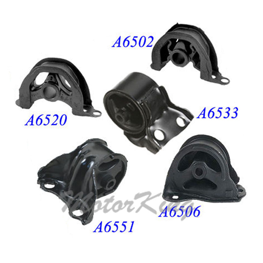 For 1992-1995 Honda Civic 1.5L 6520 6502 6533 Set 3 Engine Motor Mount For 1992-1995 Honda Civic 1.5L 6520 6502 6533 Set 3 Engine Motor Mount
