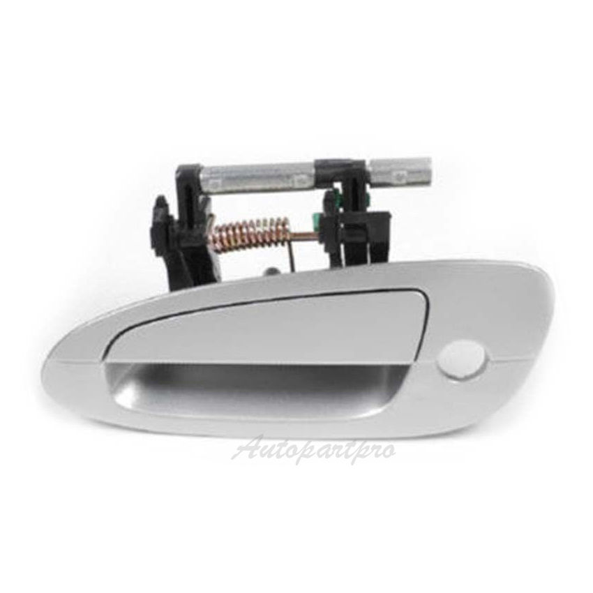 For 2002-2006 02 Nissan Altima Outer Door Handle K12 Silver Rear Left B3753