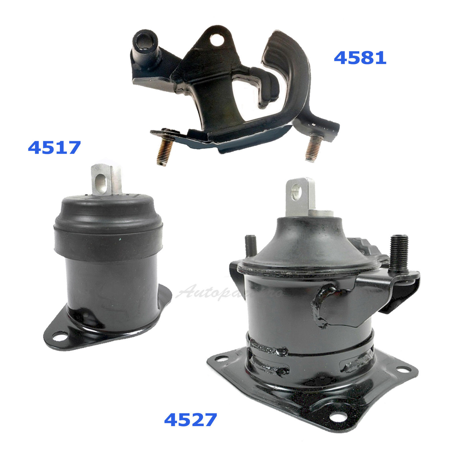 OEM Quality Motor Mount Set 5PCS for 2003-2007 Honda Accord 3.0L for Auto Trans.