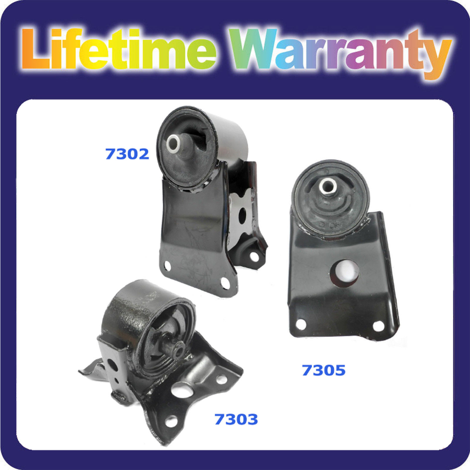M225 For Nissan Maxima Infiniti I35 Engine Motor /& Trans Mount 7305 7302 7303