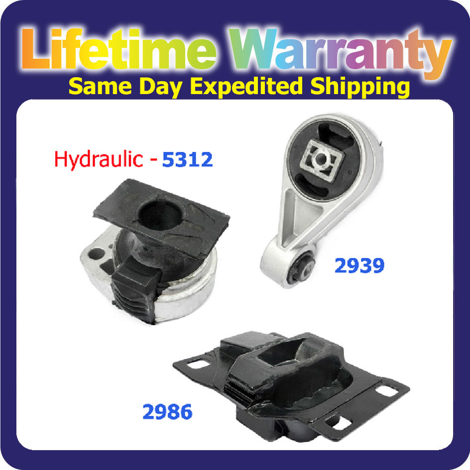Engine Motor /& Trans Mount set for 2000-2003 Ford Focus 2.0L DOHC