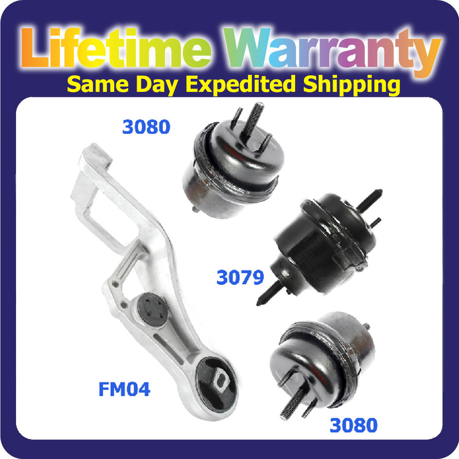 For 05-07 Ford Mercury FM04 3079 3080*2 for 6 spd Auto trans Engine Motor Mount