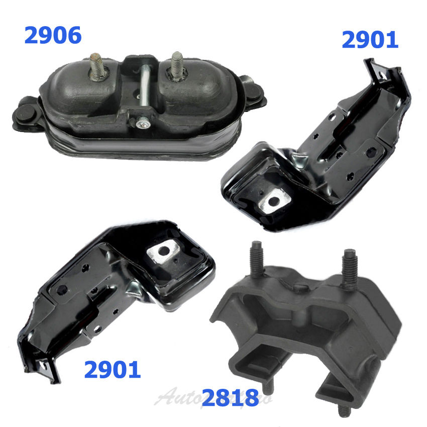 New Engine Mount Set 4 For 00-05 Chevrolet Impala 2818 2901*2 2906 M765