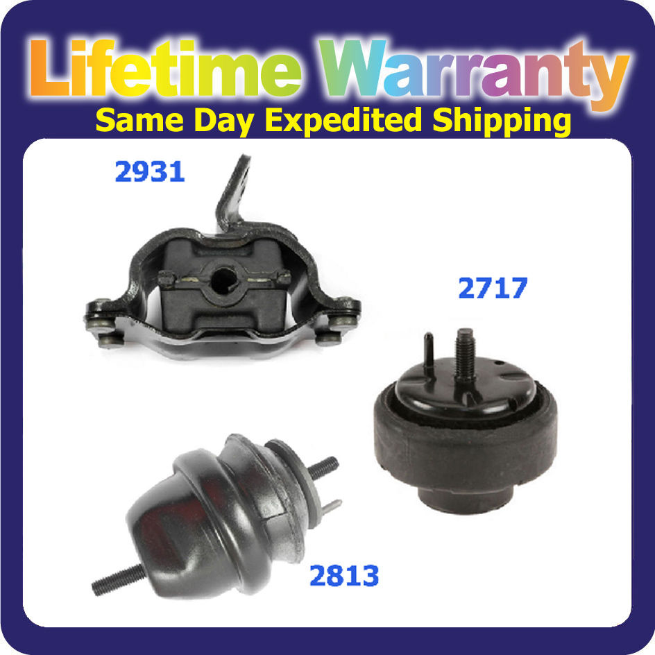 Rear Right Engine Motor /& Trans Mount Set 2PCS 1999-2003 for Ford Windstar 3.8L