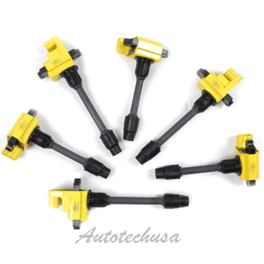 Multispark Blaster Epoxy IGNITION COIL SET 6 For Nissan IC225 B302Y*3 B303Y*3