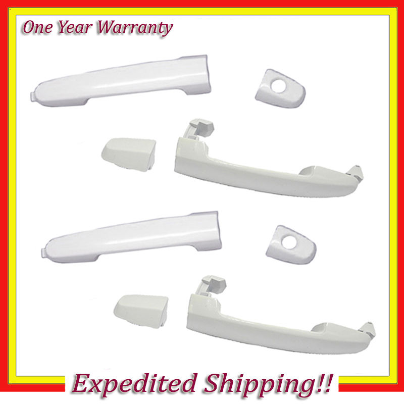 Outside Door Handle Rear L//R For Toyota Camry Corolla Scion xA xB White 040