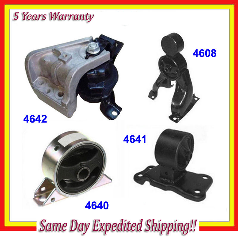 Engine Motor /& Trans Mount 4PCS Set for 2003-2004 Mitsubishi Outlander 2.4L 2WD