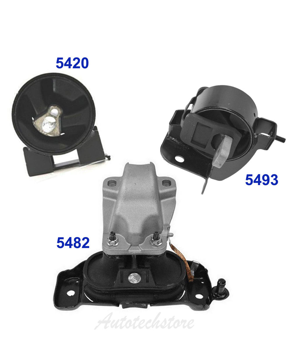 For 20082010 Dodge Grand Caravan 4.0L Motor &Trans. Mount 5420 5482 5493 M1221 eBay