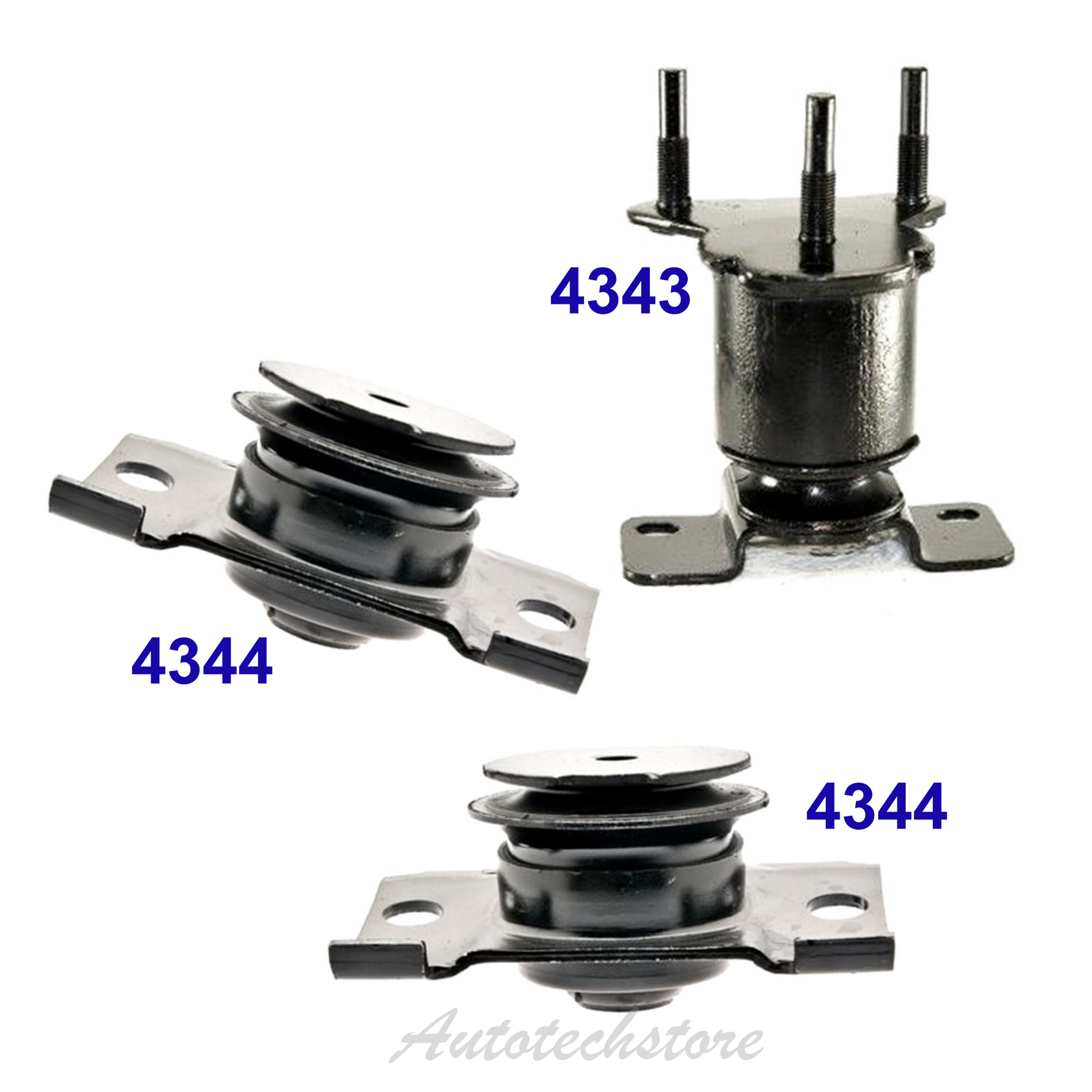 Motor /& Trans Mount 4344*2 4343 M1296 For Nissan Frontier Pathfinder Xterra 4.0