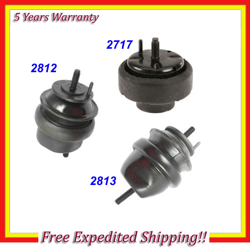 Engine Motor /& Transmission Mount Set 3PCS 1991-1992 for Mercury Sable 3.0L