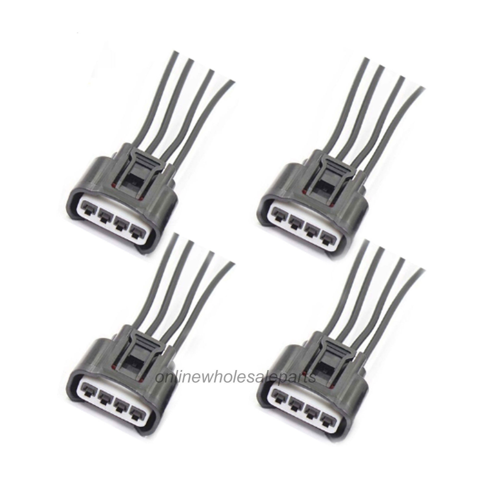 Ignition Coil Plug Wiring Connector Pig Tail 4 pin RK5831 4PCS For