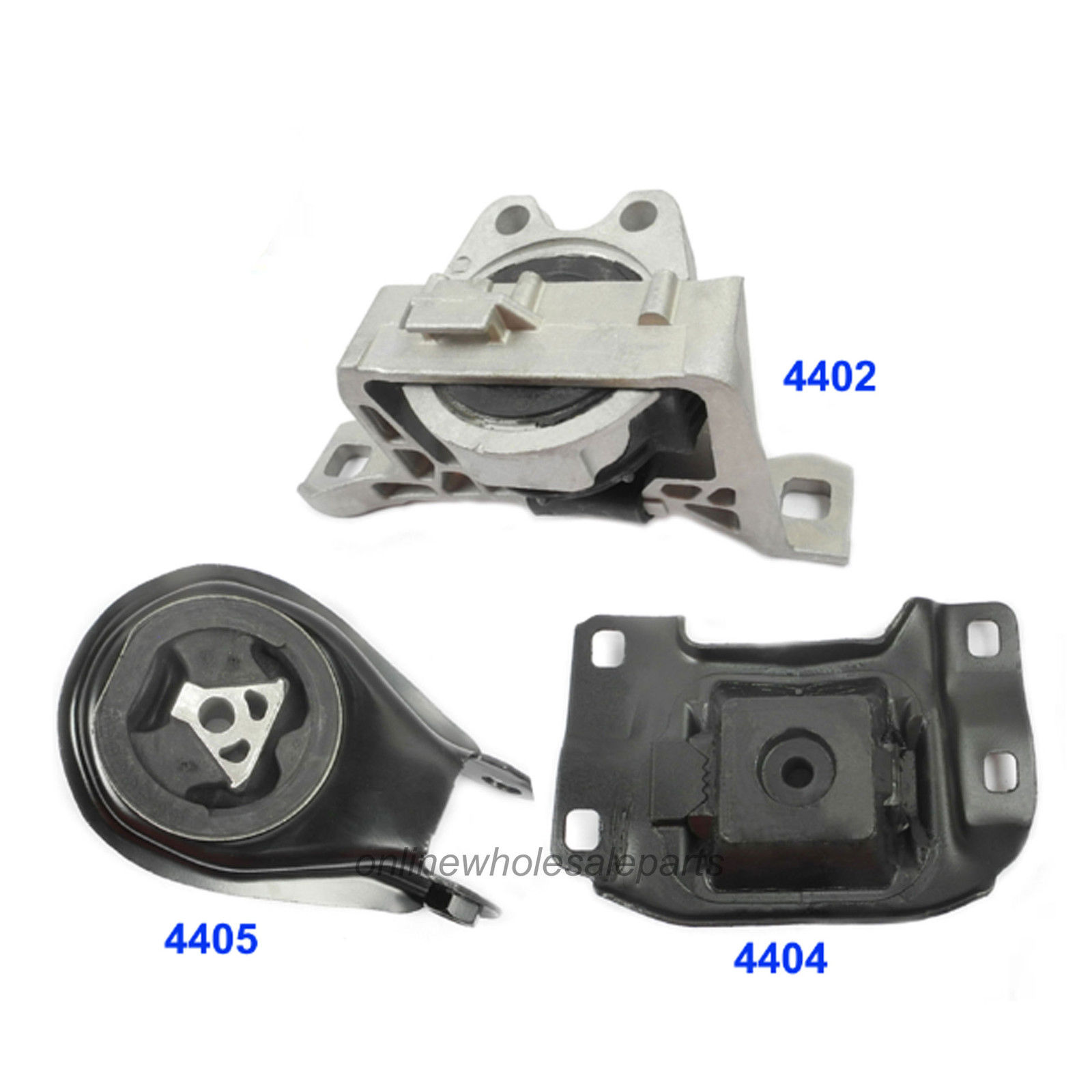 Engine Motor Mounts Set 3 4402 4404 4405 M097 For 04-10 Mazda 3 2.0L Hydraulic