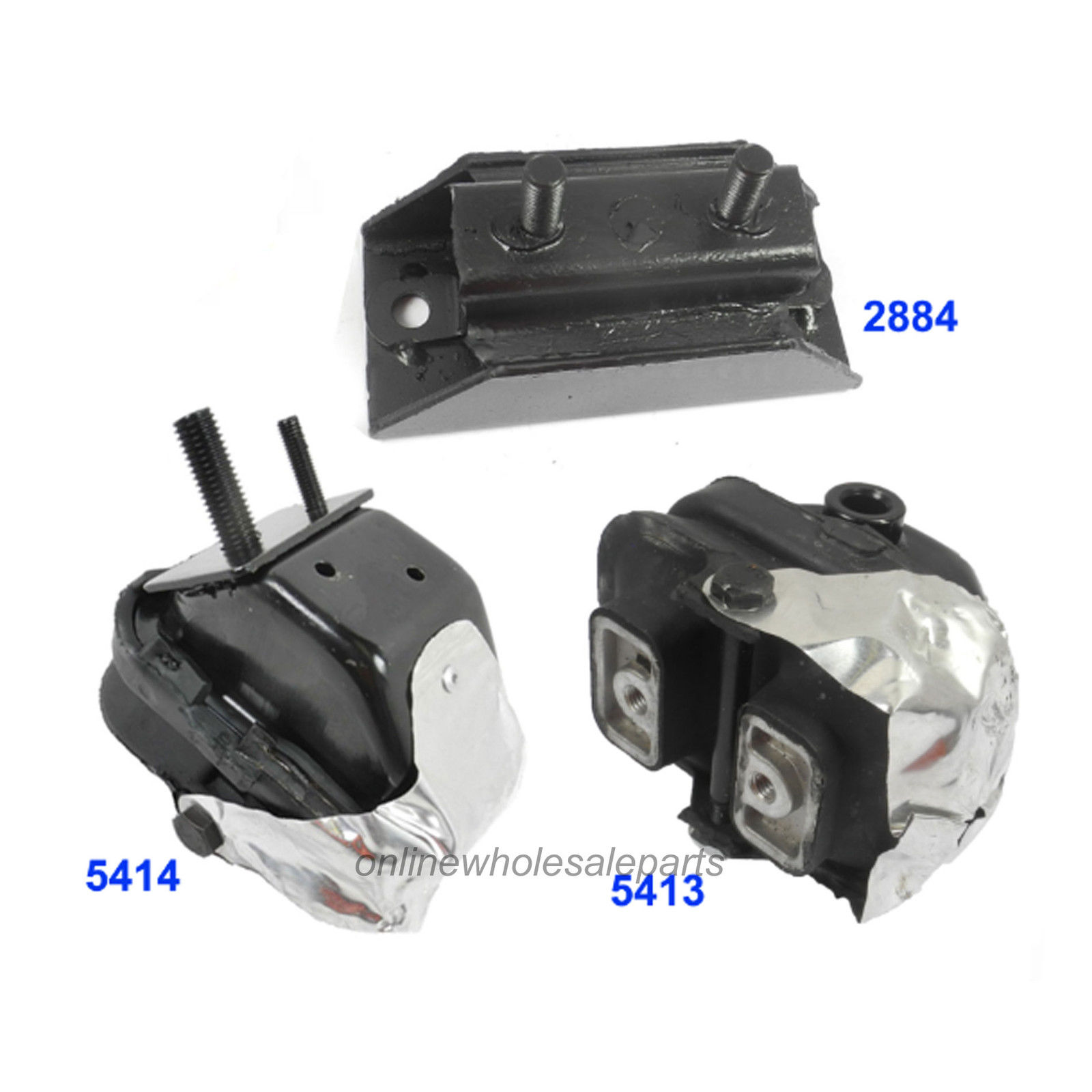 Engine Motor /& Transmission Mount Set 3PCS 5.4L RWD. 2004 for Ford F150 4.6L
