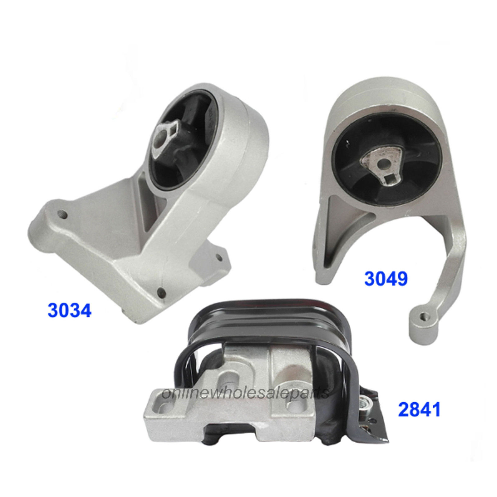 For 01-06 CHRYSLER SEBRING//DODGE STRATUS ENGINE MOUNT SET 2 PIECES 3034//3049