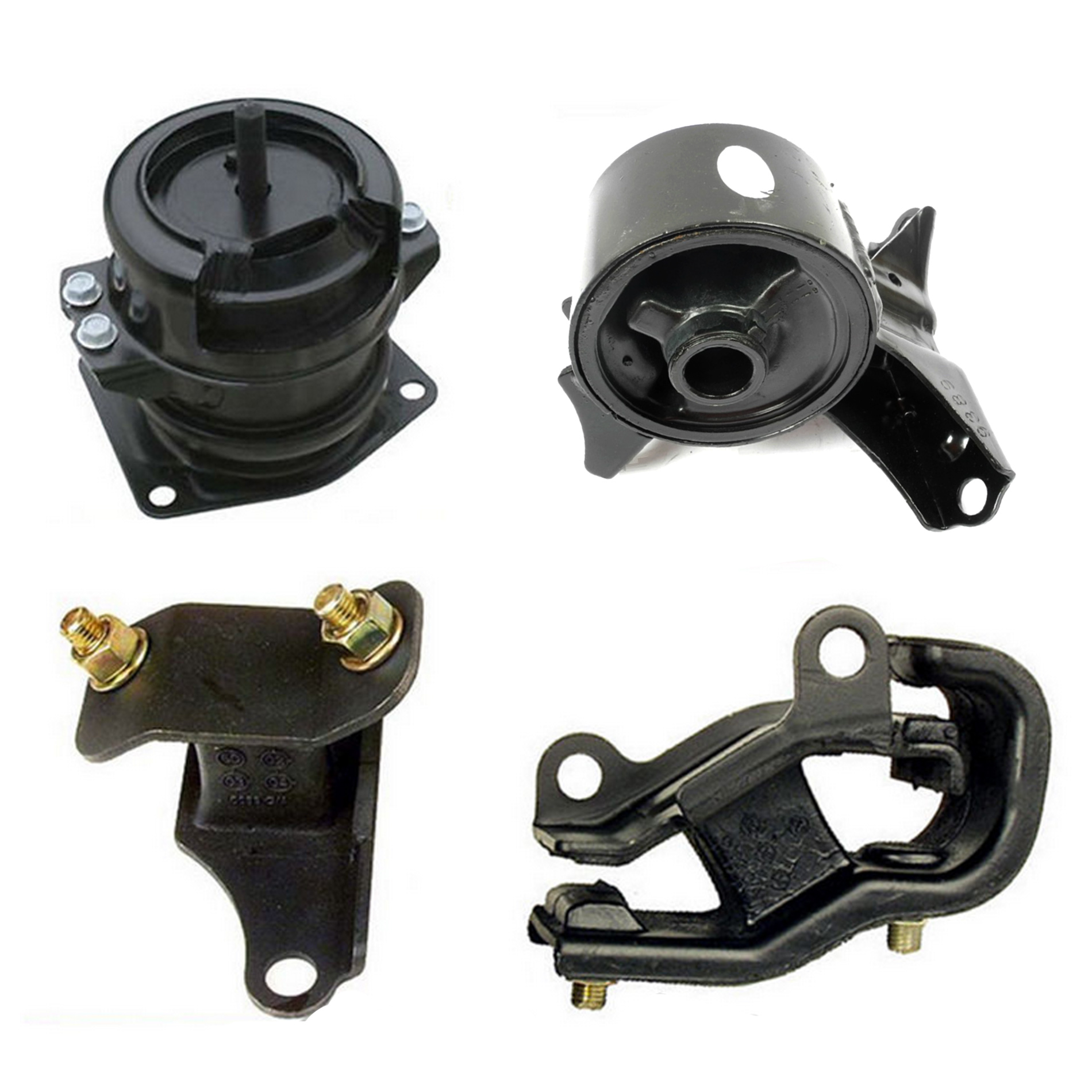 03 04 For Honda Pilot 3.5L Engine Trans Motor Mount Set 01 02 Acura MDX