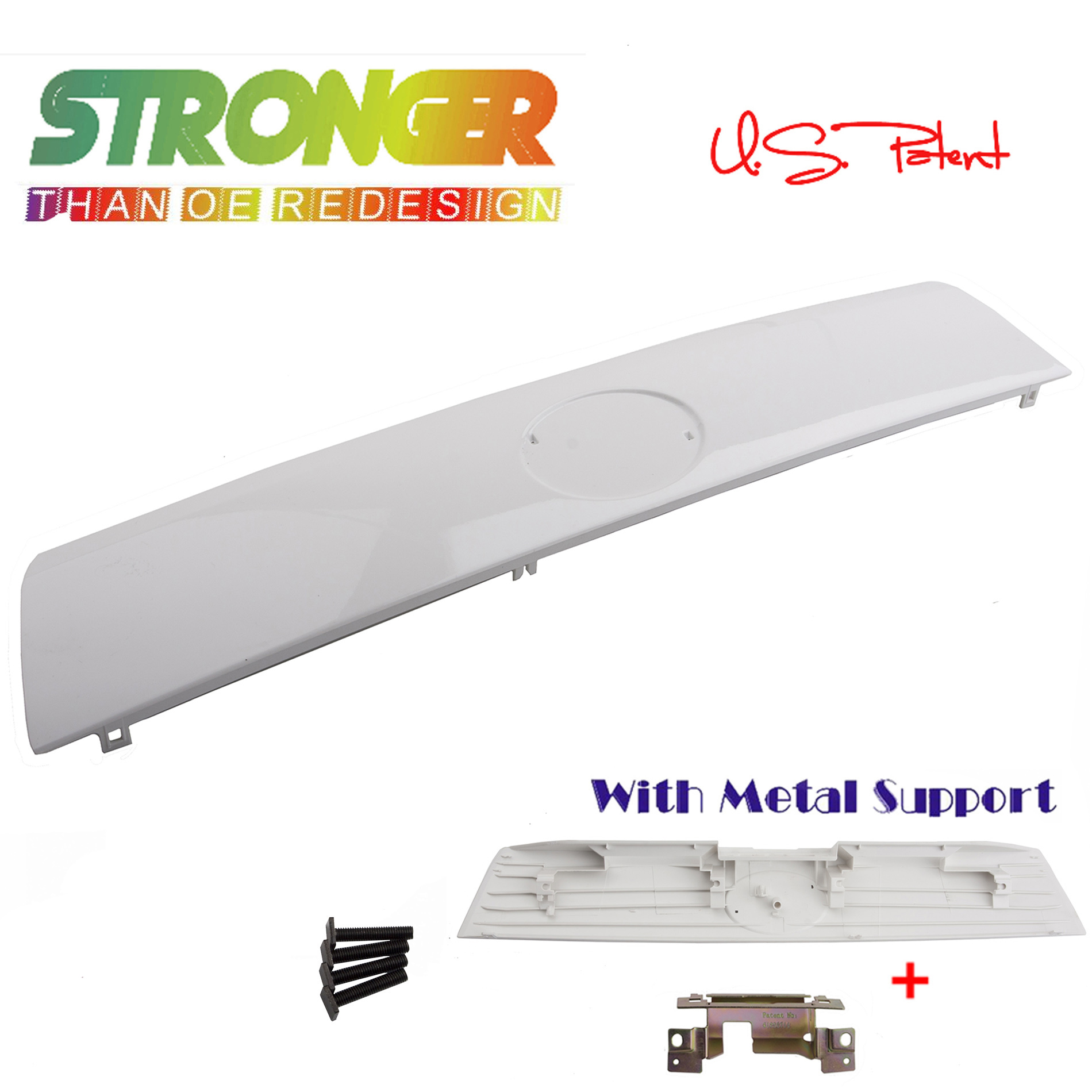 Outside Rear Trunk Liftgate Garnish Trim Panel White 040 DS1040BS For Scion Tc