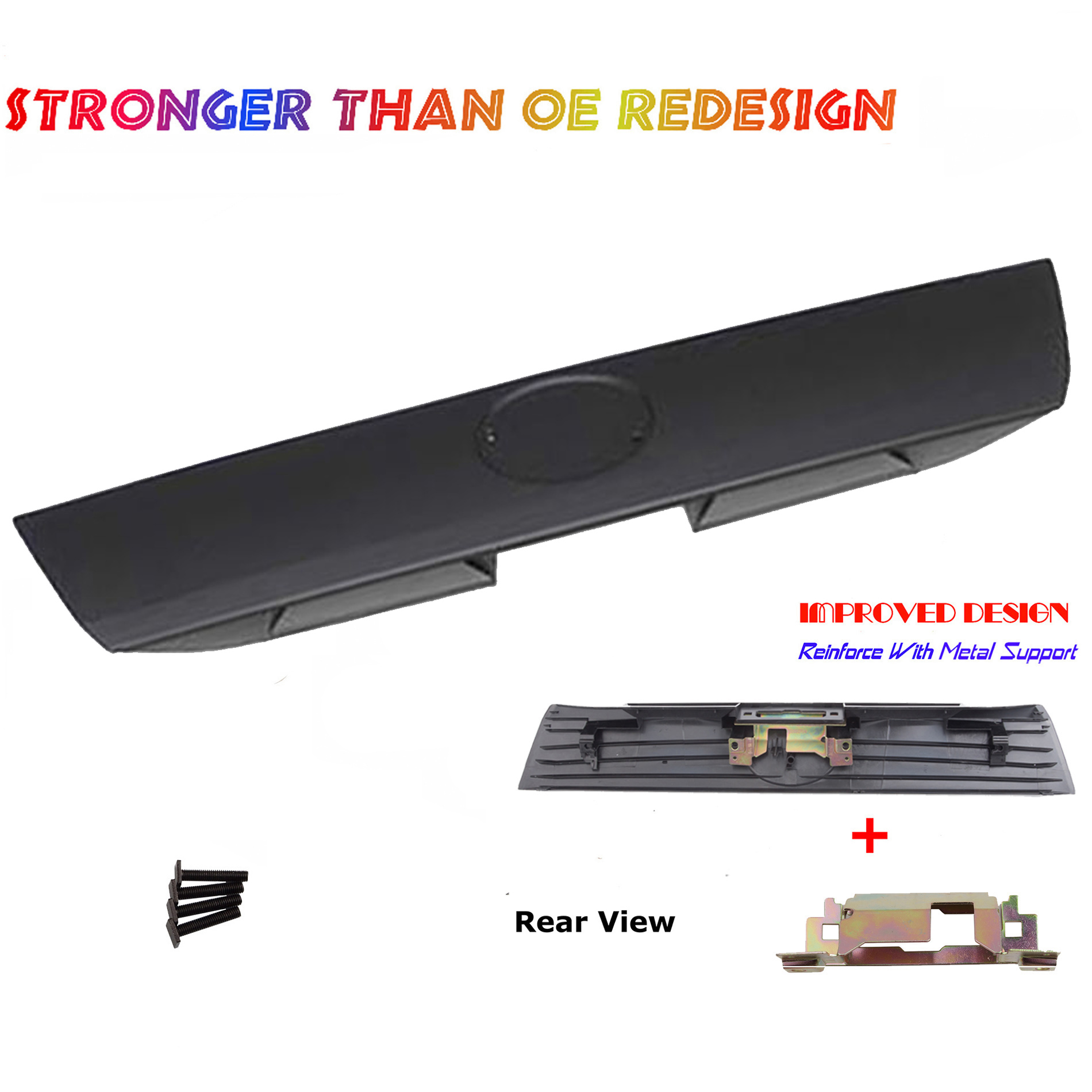 Tailgate Handle Garnish Trim Strip For 2004-2005-2006 Scion xb 1.5L L4 1D2 Grey