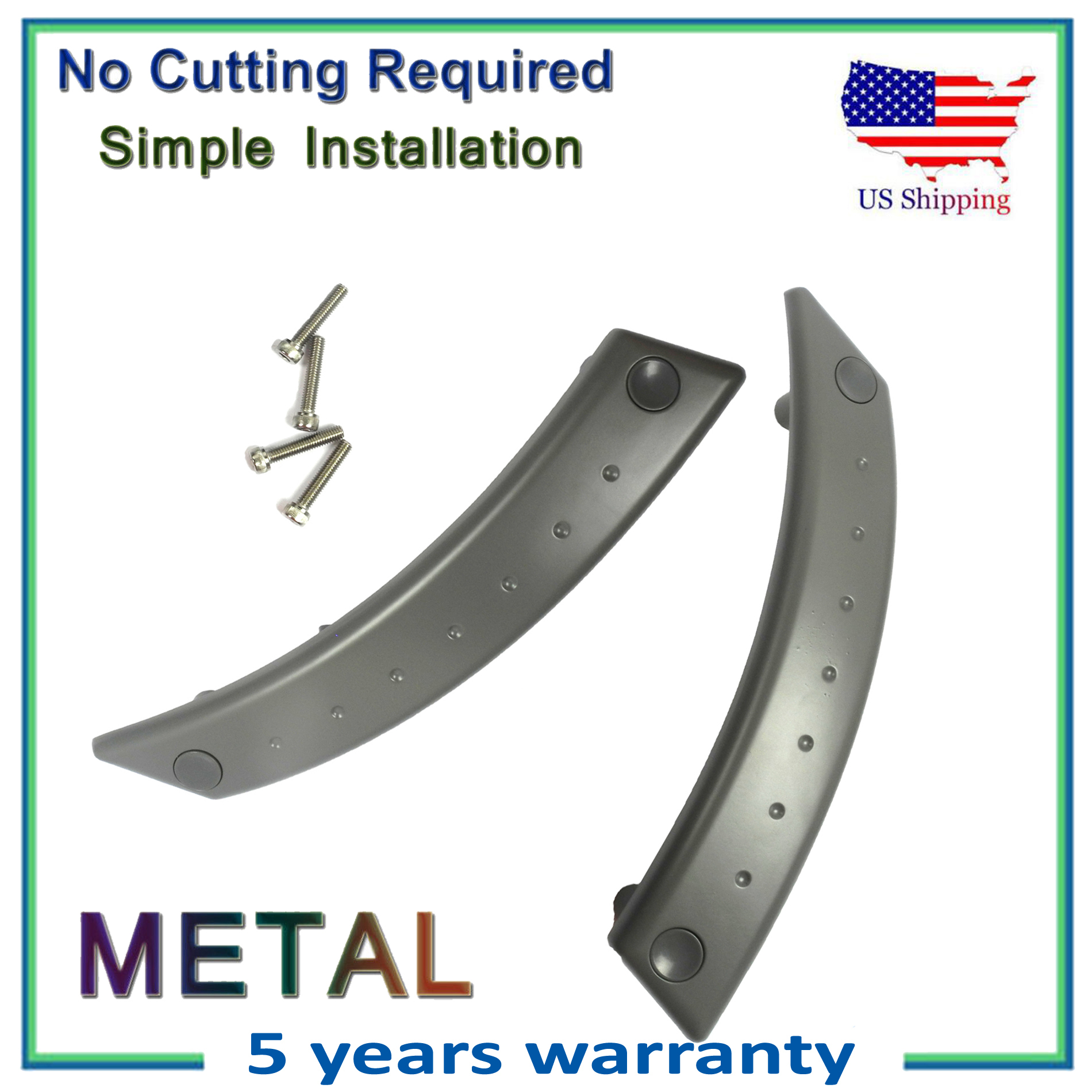 Metal Reinforced Door Panel Repair Kit Pair For 19982010 VW Beetle