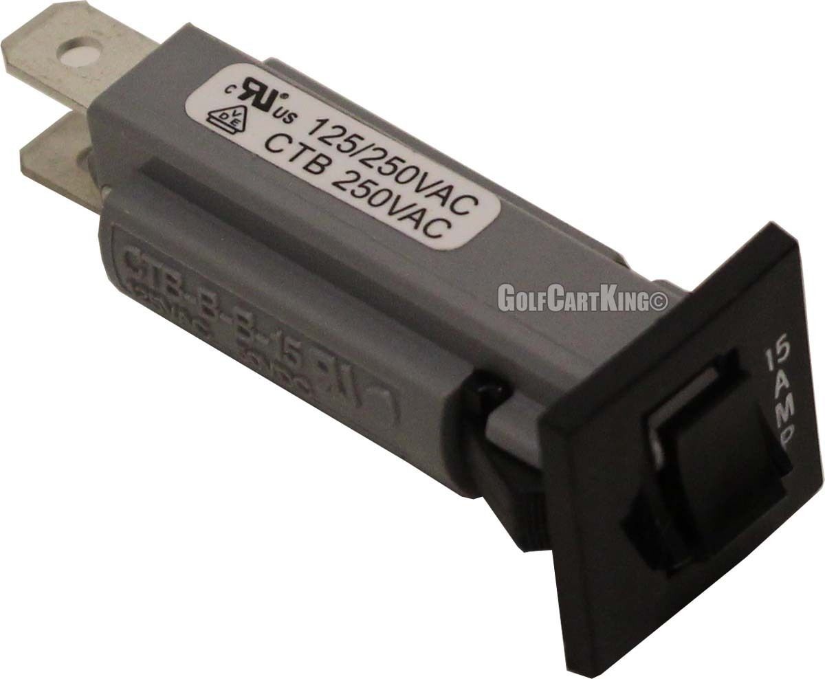 Club Car Circuit Breaker (48 Volt/36 Volt/15 Amp) PowerDrive Golf Cart Charger 746839684331 eBay