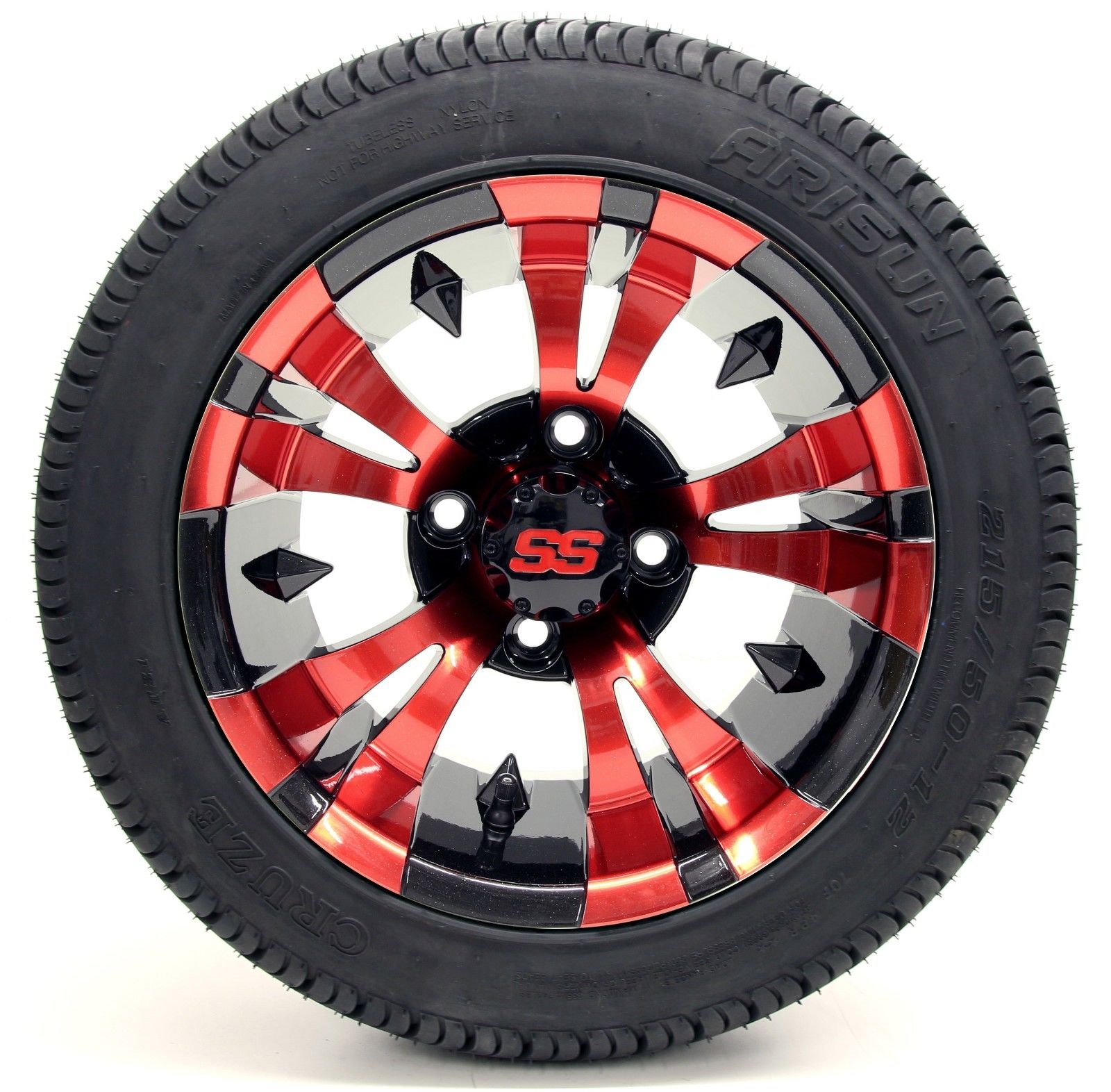 Golf Cart Wheels and Tires 12" Vampire SS & (215/3512 or 215/5012