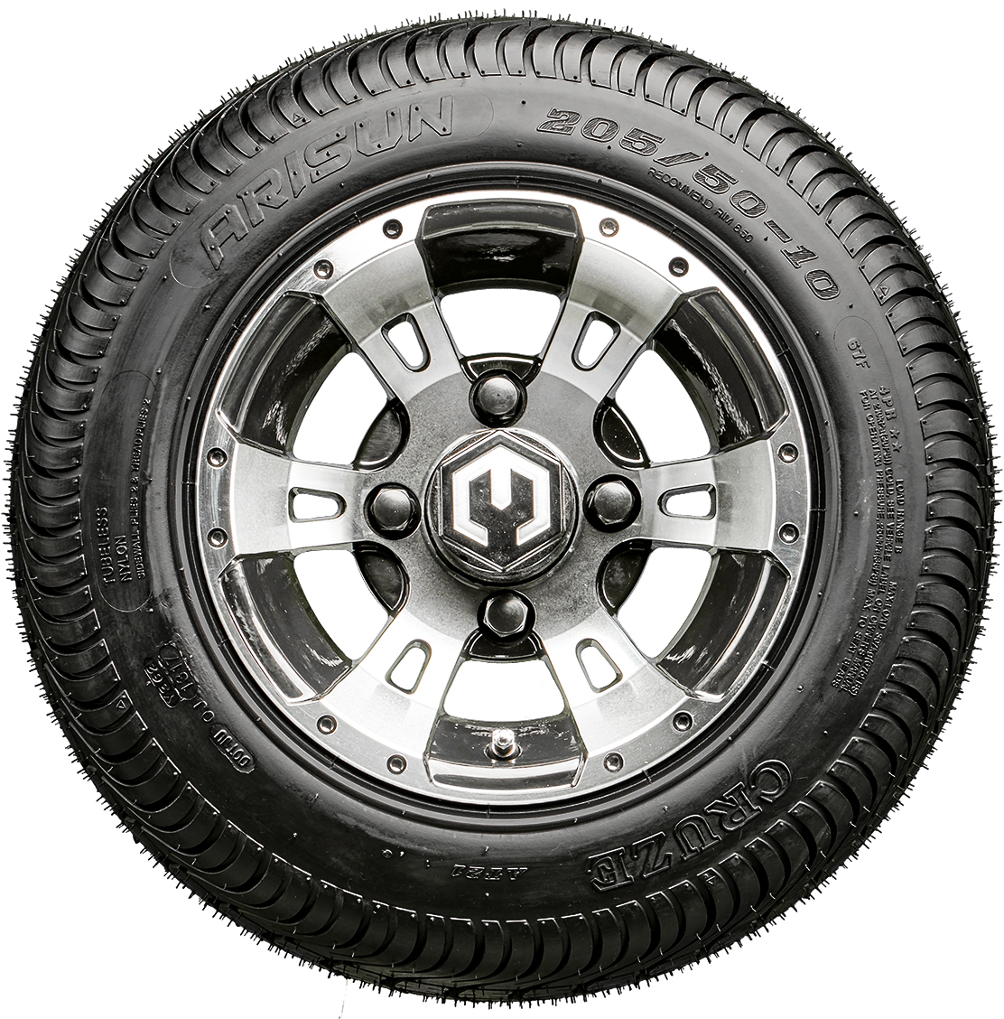 Golf Cart Wheels and Tires Combo 10" MODZ® Ambush w/ Low Pro Tires