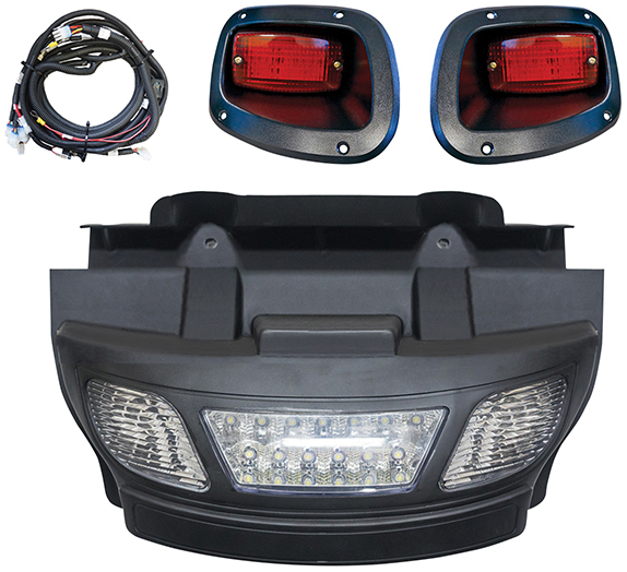 RHOX Golf Cart EZGO TXT Complete Light Bar Kit with LED Bulbs (2014