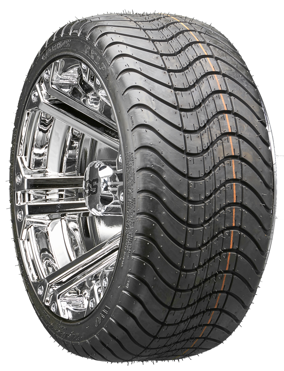 hot on sale in USA 12" RHOX RX332 Chrome Golf Cart Wheels and Low