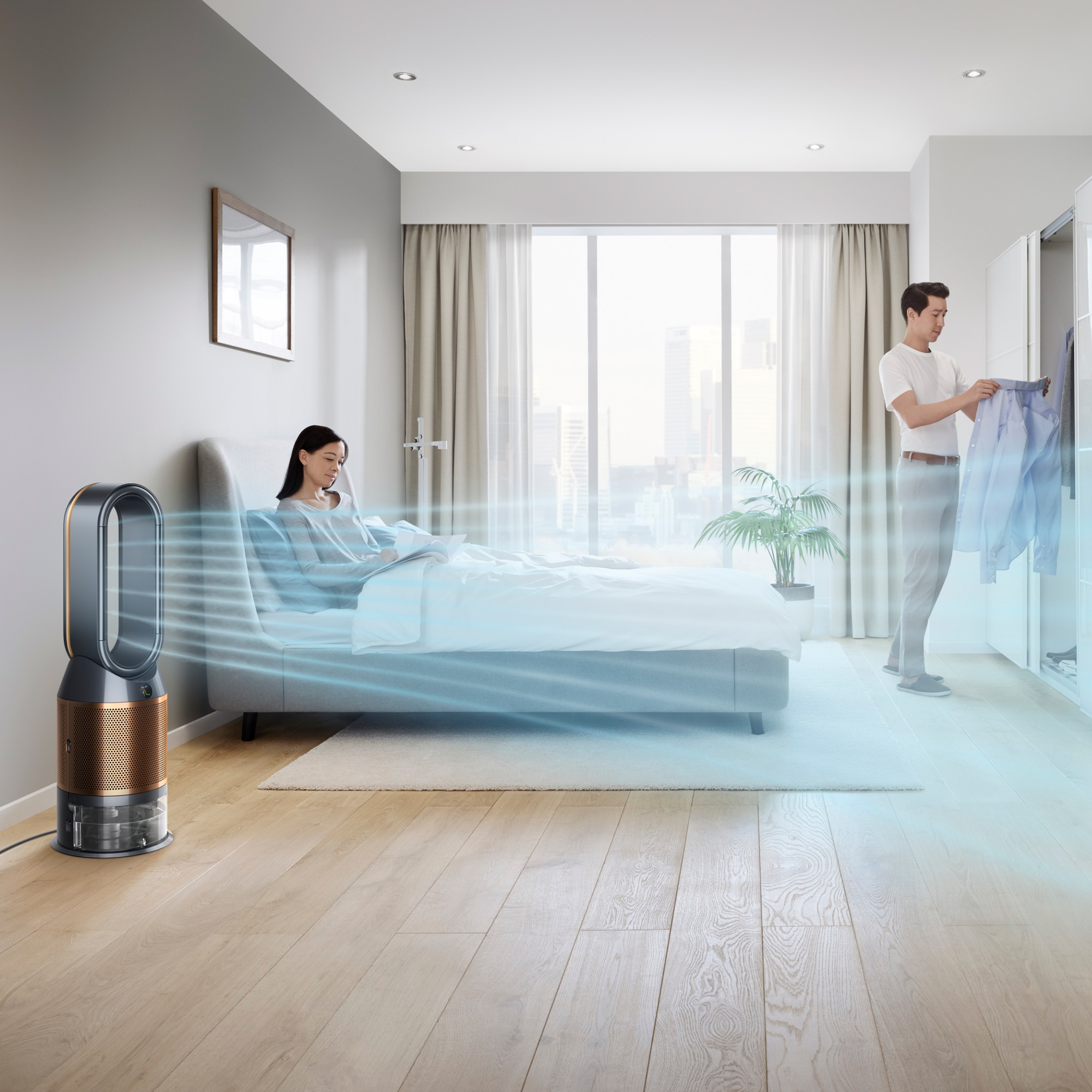 Dyson PH02 Pure Humidify + Cool Cryptomic™ | Gunmetal/Bronze