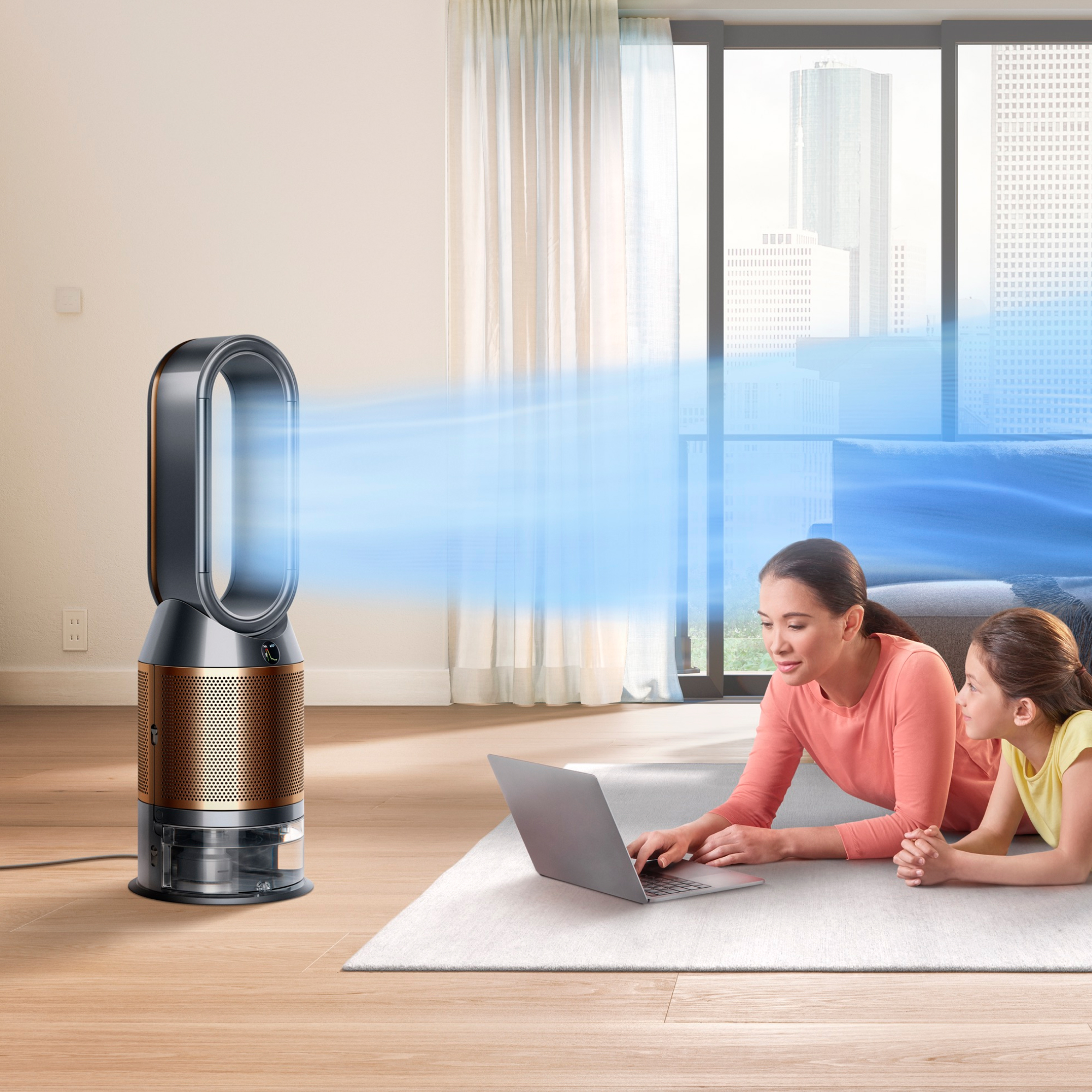 Dyson PH02 Pure Humidify + Cool Cryptomic™ | Gunmetal/Bronze